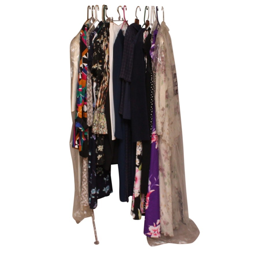 Selection of Vintage Women's Clothing Including Brett Alexander and Stuart Allen