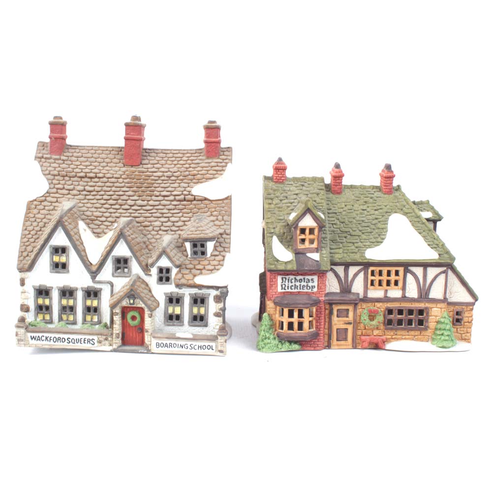 Dept. 56 The Heritage Dickens' Village Collection Porcelain Houses