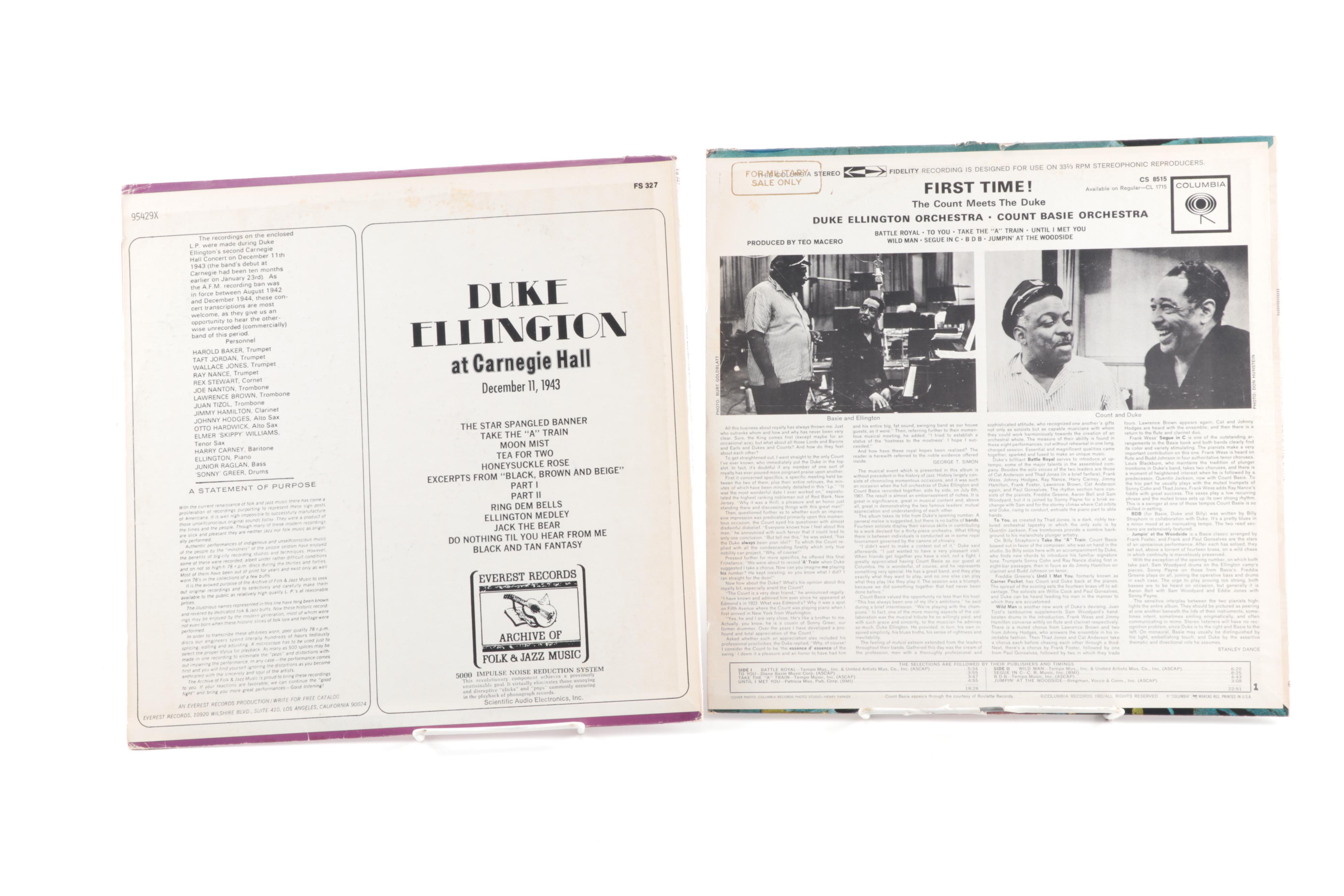 Vintage Duke Ellington Vinyl Records