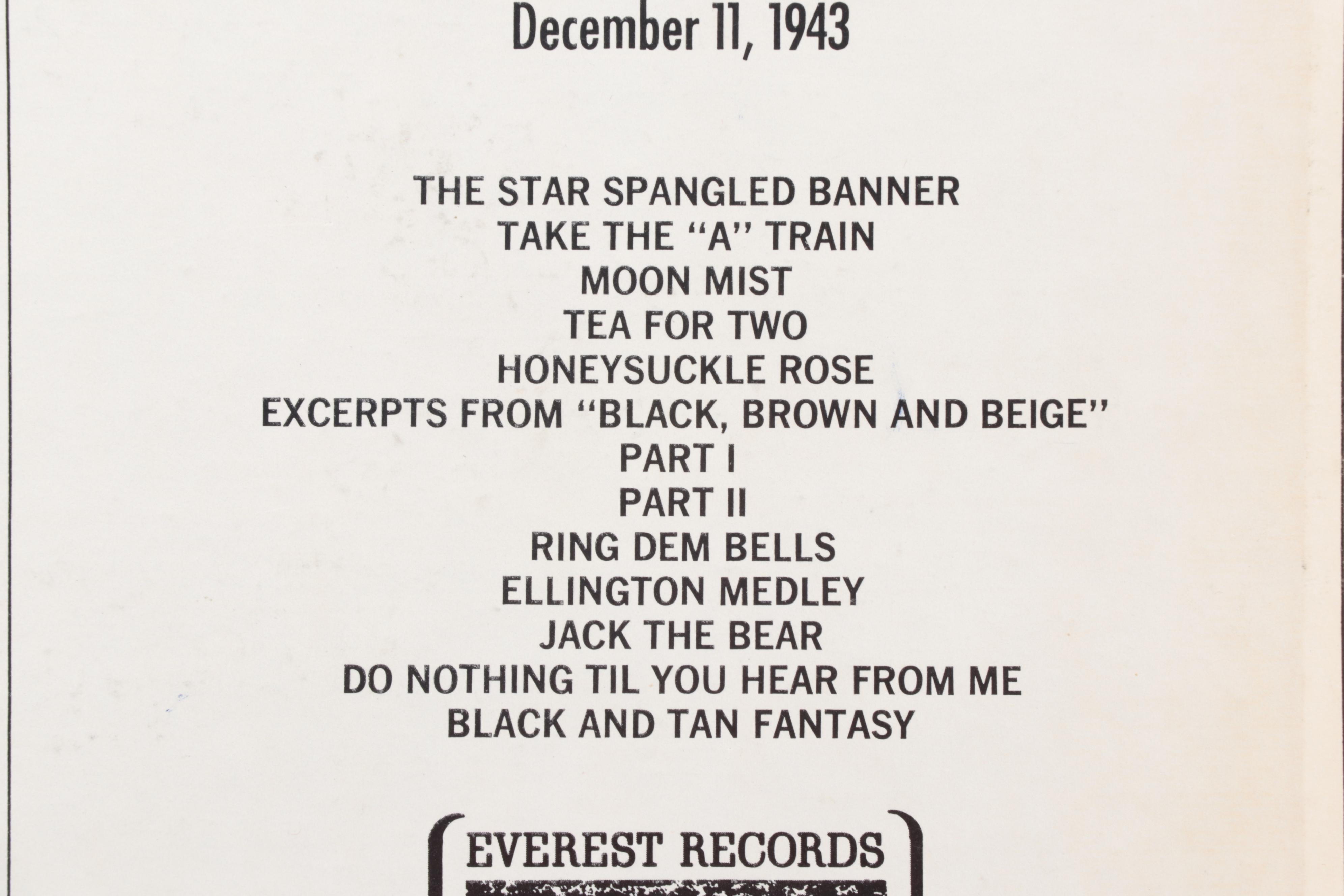 Vintage Duke Ellington Vinyl Records