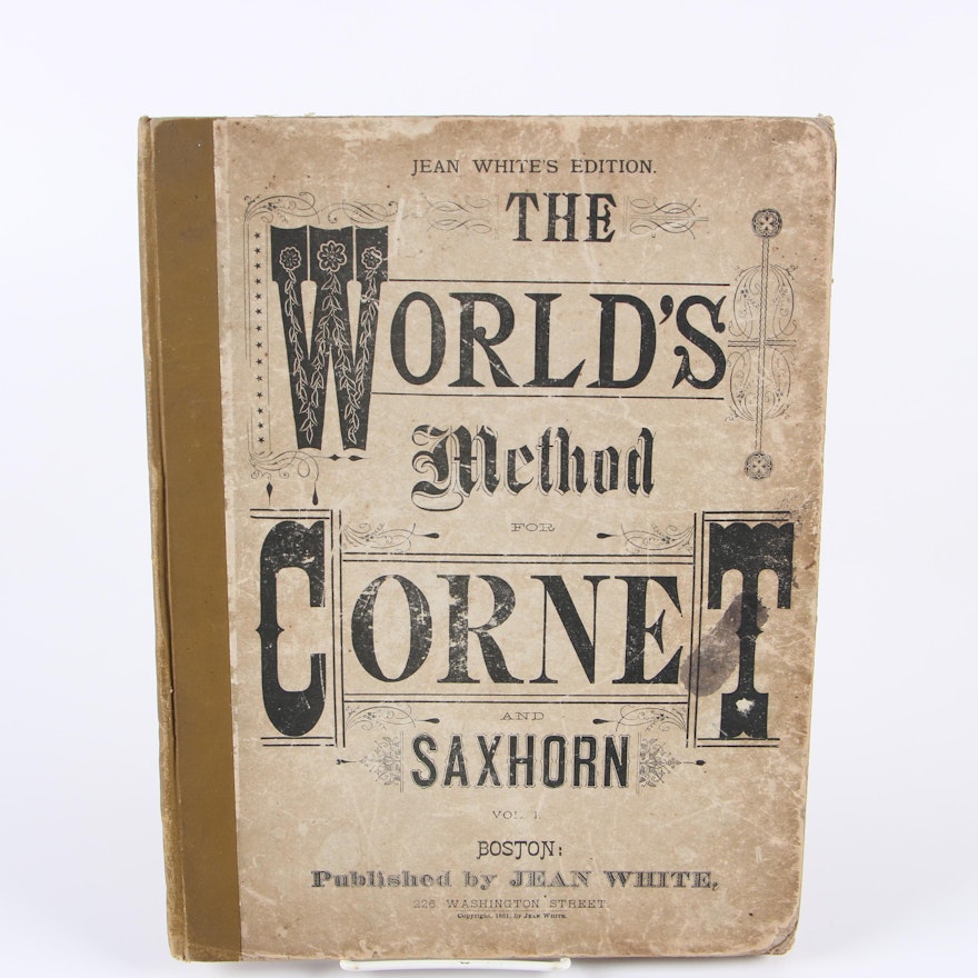 1881 "The World's Method for Cornet and Saxhorn" Volume 1