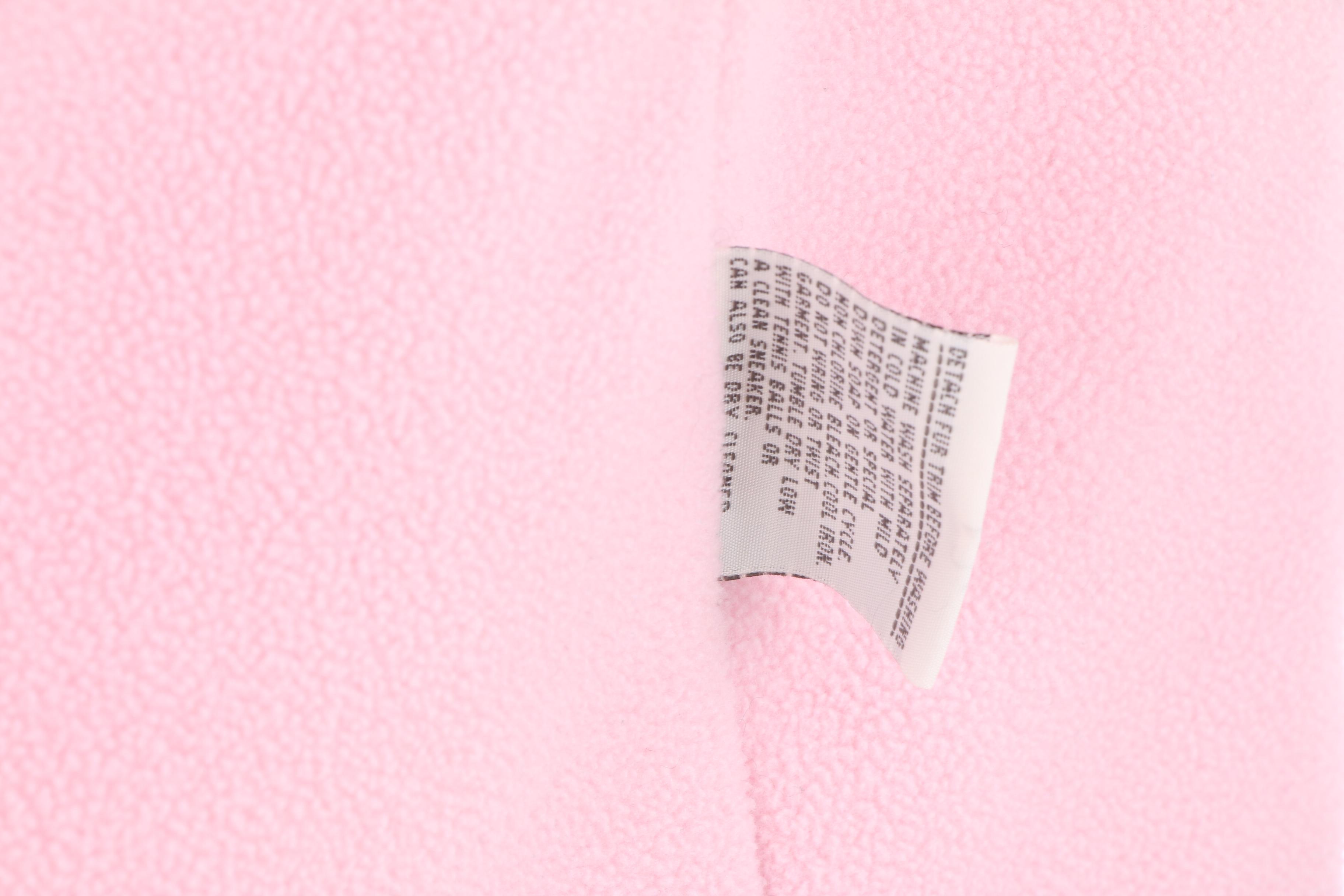 Women's 1 Madison Pink Puffer Coat with Removable Fox Fur Collar