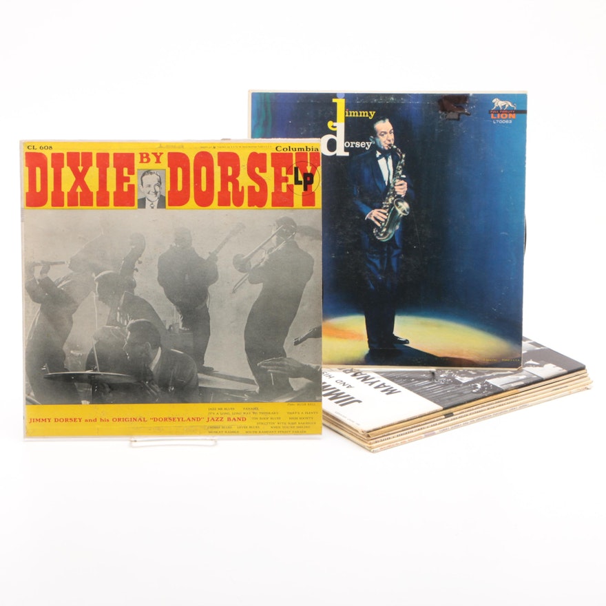 Jimmy Dorsey Vinyl Records including "Dixie by Dorsey"