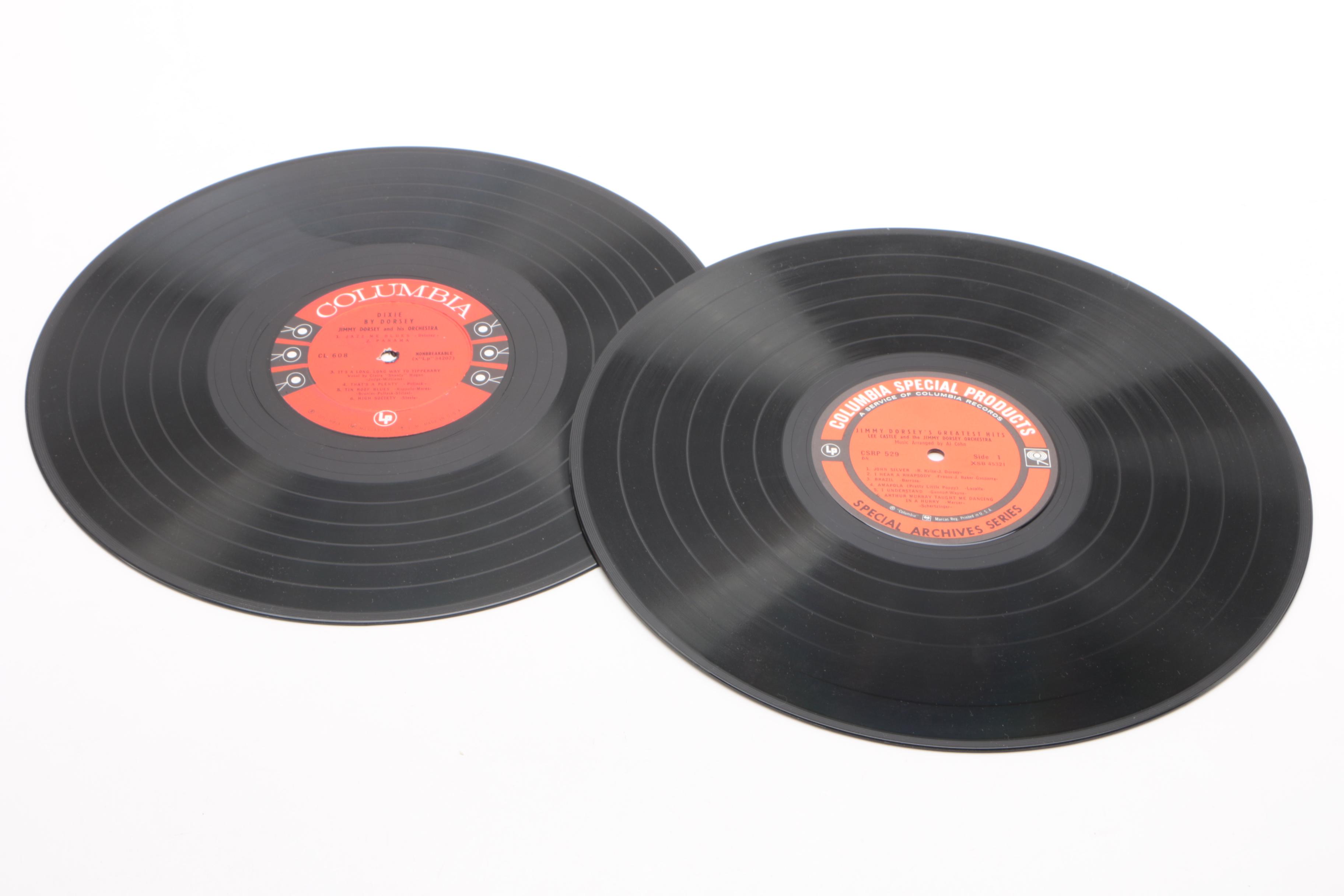 Jimmy Dorsey Vinyl Records including "Dixie by Dorsey"