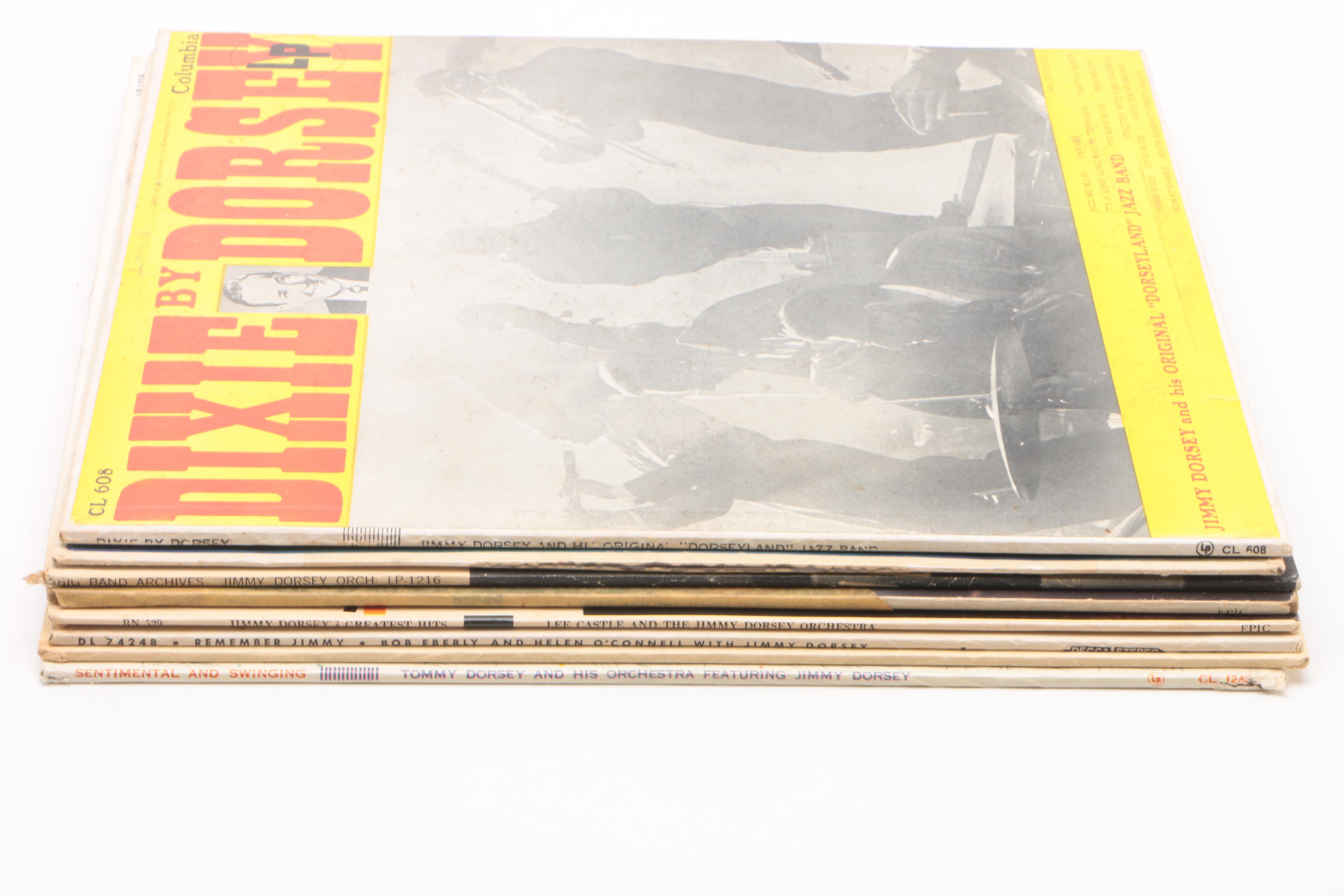 Jimmy Dorsey Vinyl Records including "Dixie by Dorsey"