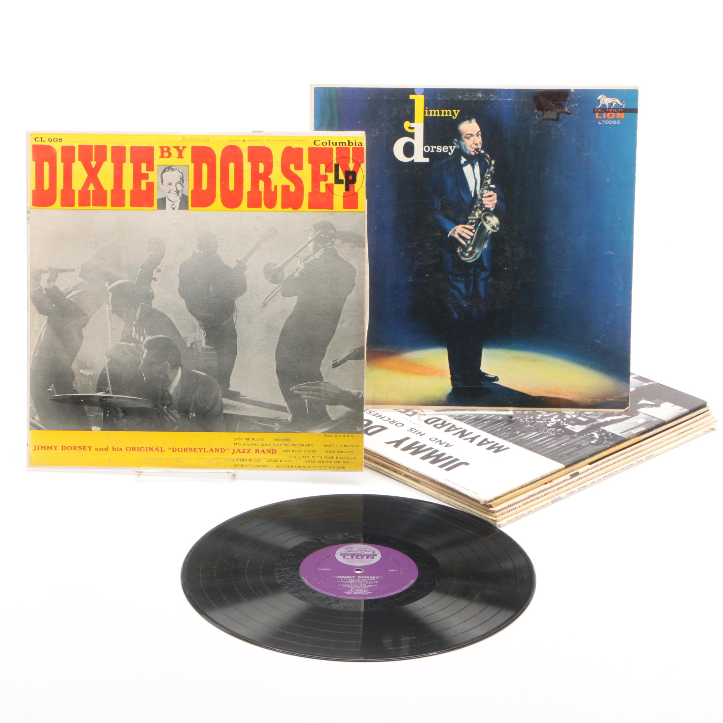 Jimmy Dorsey Vinyl Records including "Dixie by Dorsey"