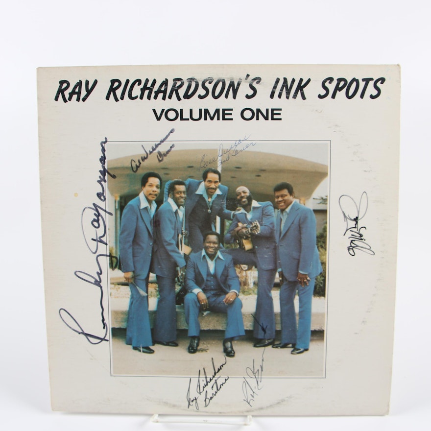 Autographed "Ray Richardson's Ink Spots" LP Record