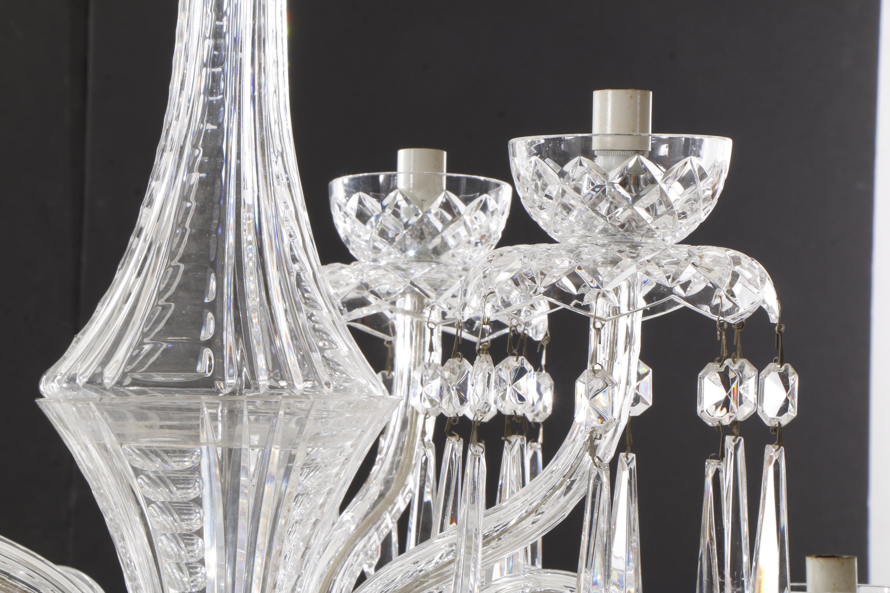 Waterford Crystal "Powerscourt" Twelve Light Chandelier