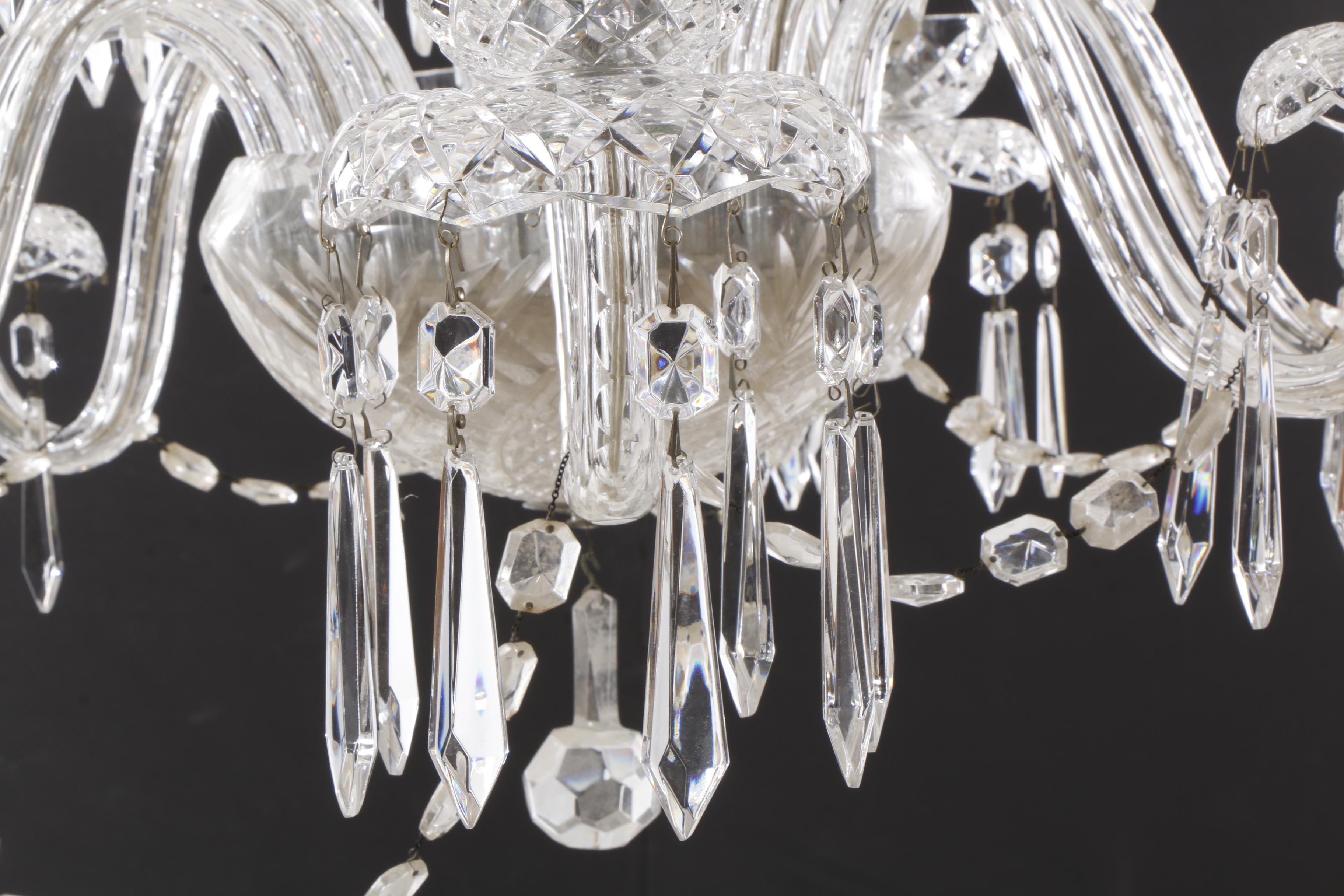 Waterford Crystal "Powerscourt" Twelve Light Chandelier