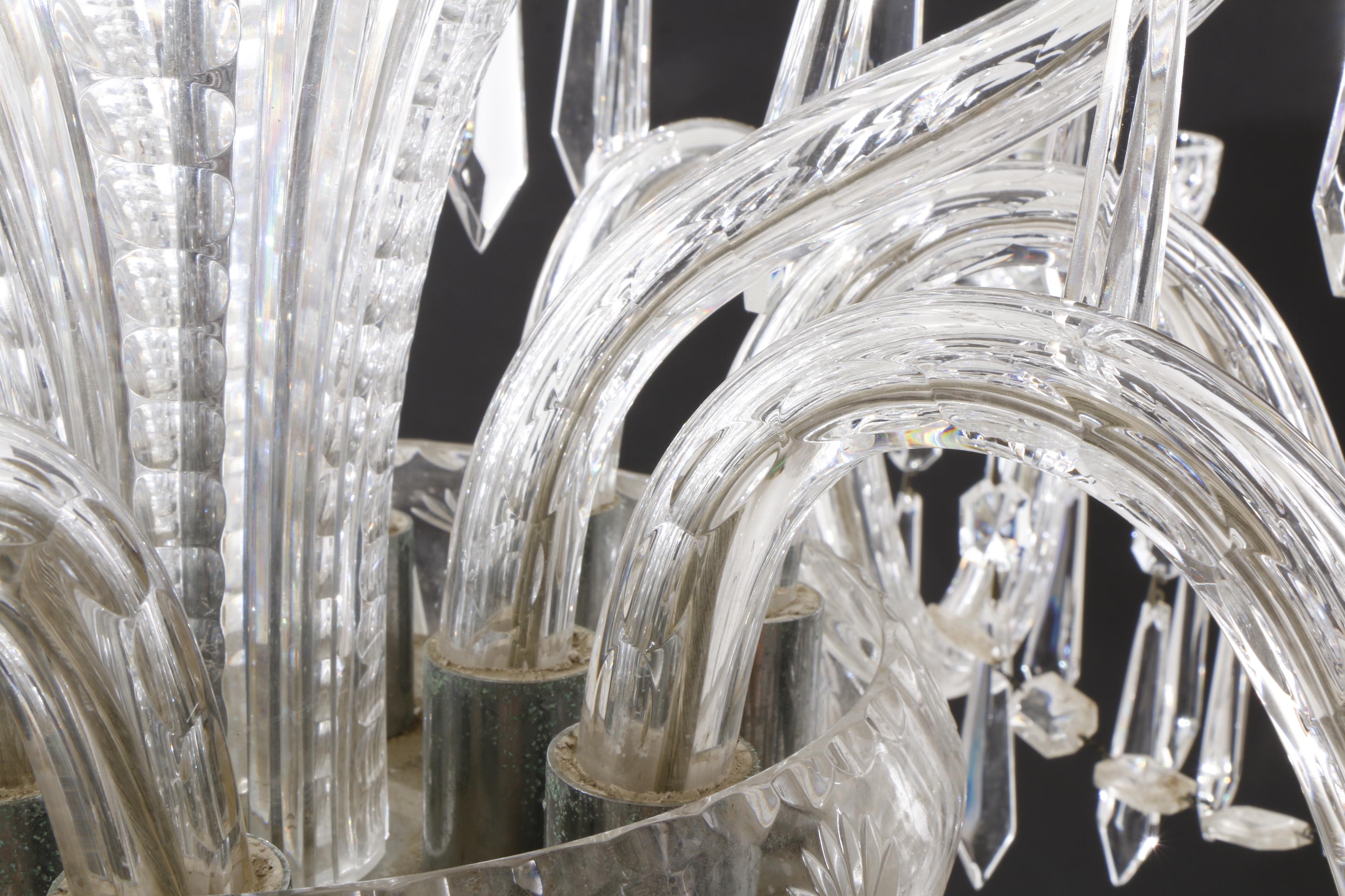 Waterford Crystal "Powerscourt" Twelve Light Chandelier