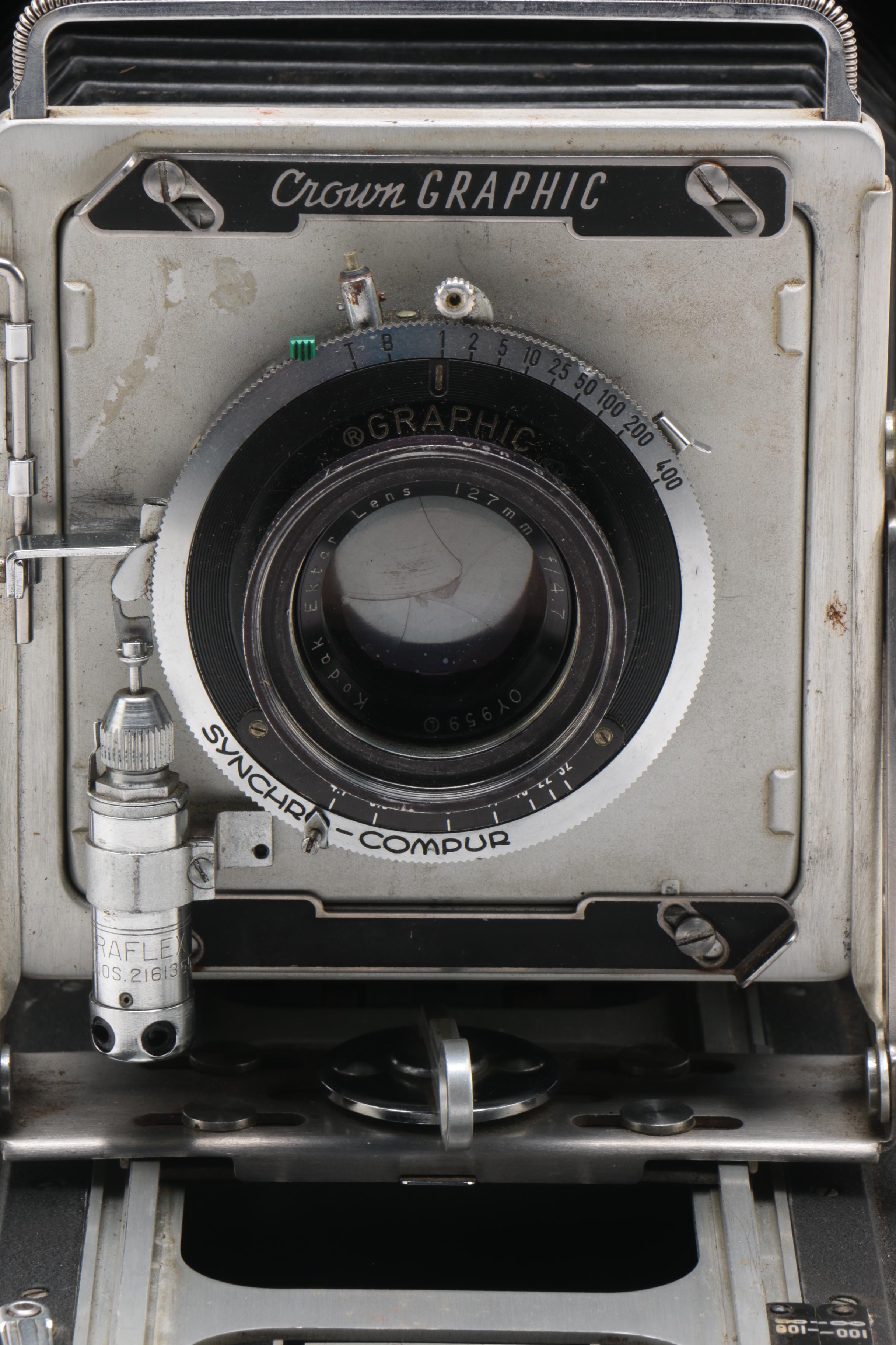 Circa 1960 Graflex Crown Graphic Field Camera
