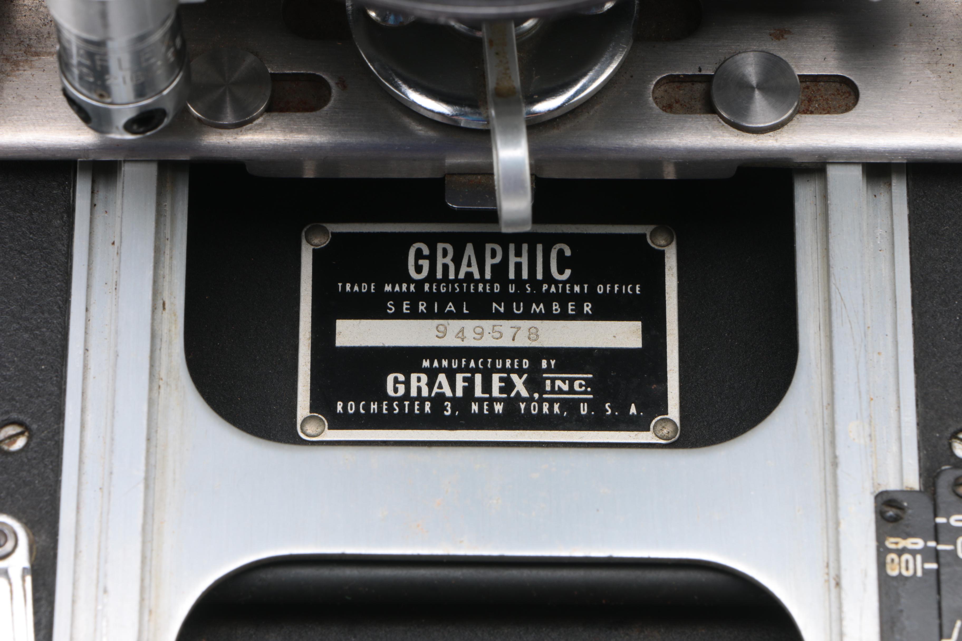 Circa 1960 Graflex Crown Graphic Field Camera