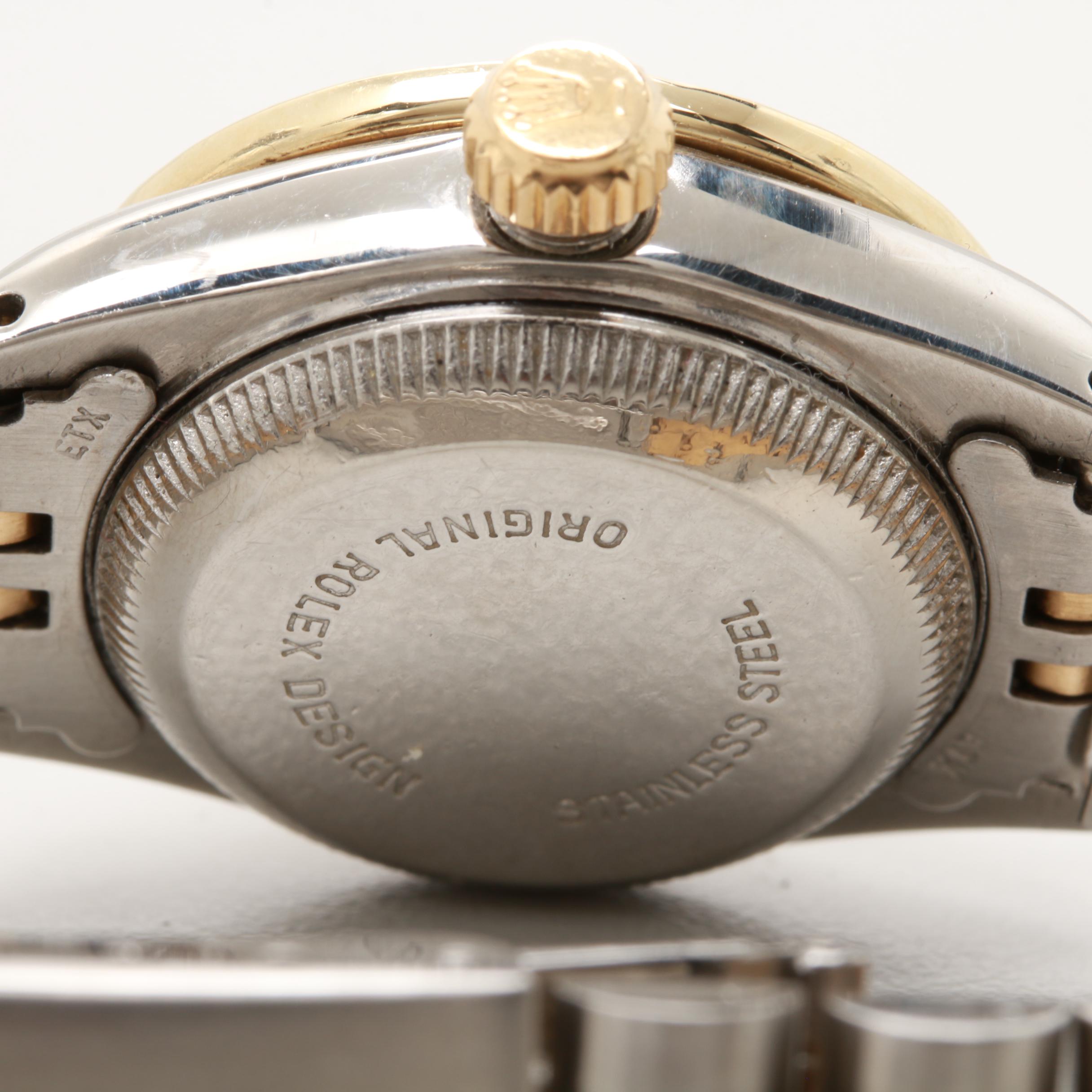 Rolex DateJust Two-Tone 1.18 CTW Diamond and Mother of Pearl Watch