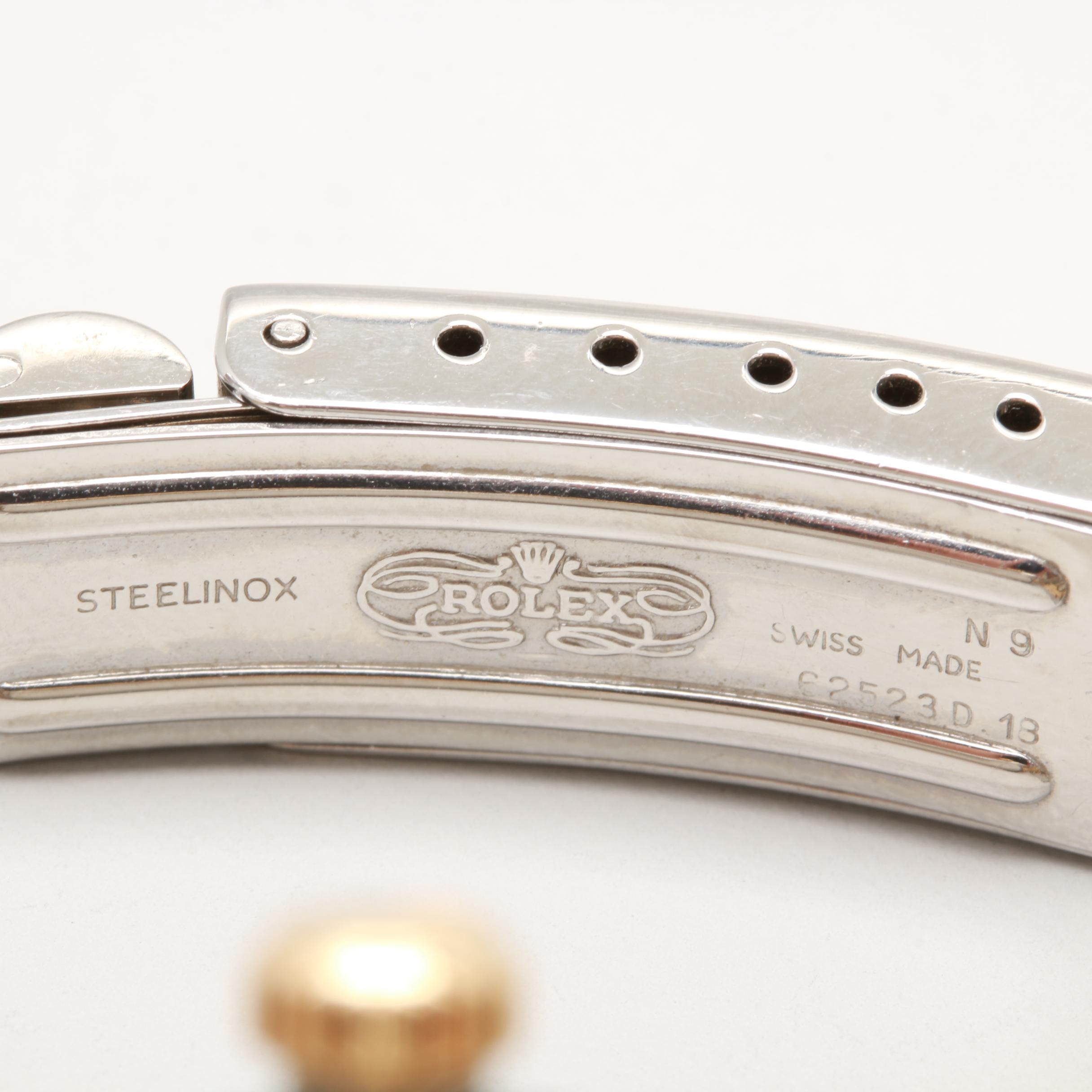 Rolex DateJust Two-Tone 1.18 CTW Diamond and Mother of Pearl Watch