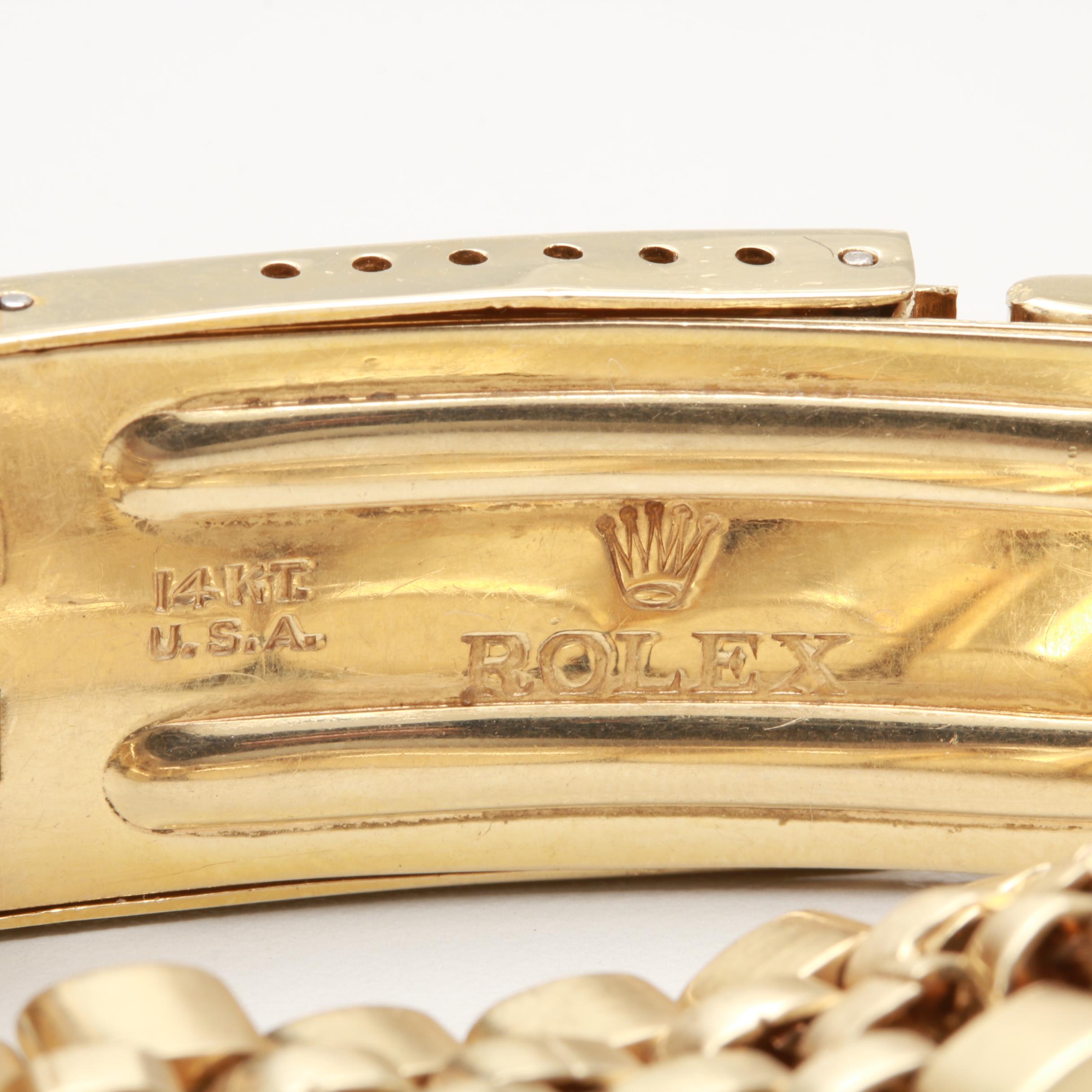 1969 Rolex Oyster Perpetual 14K Yellow Gold Automatic Watch