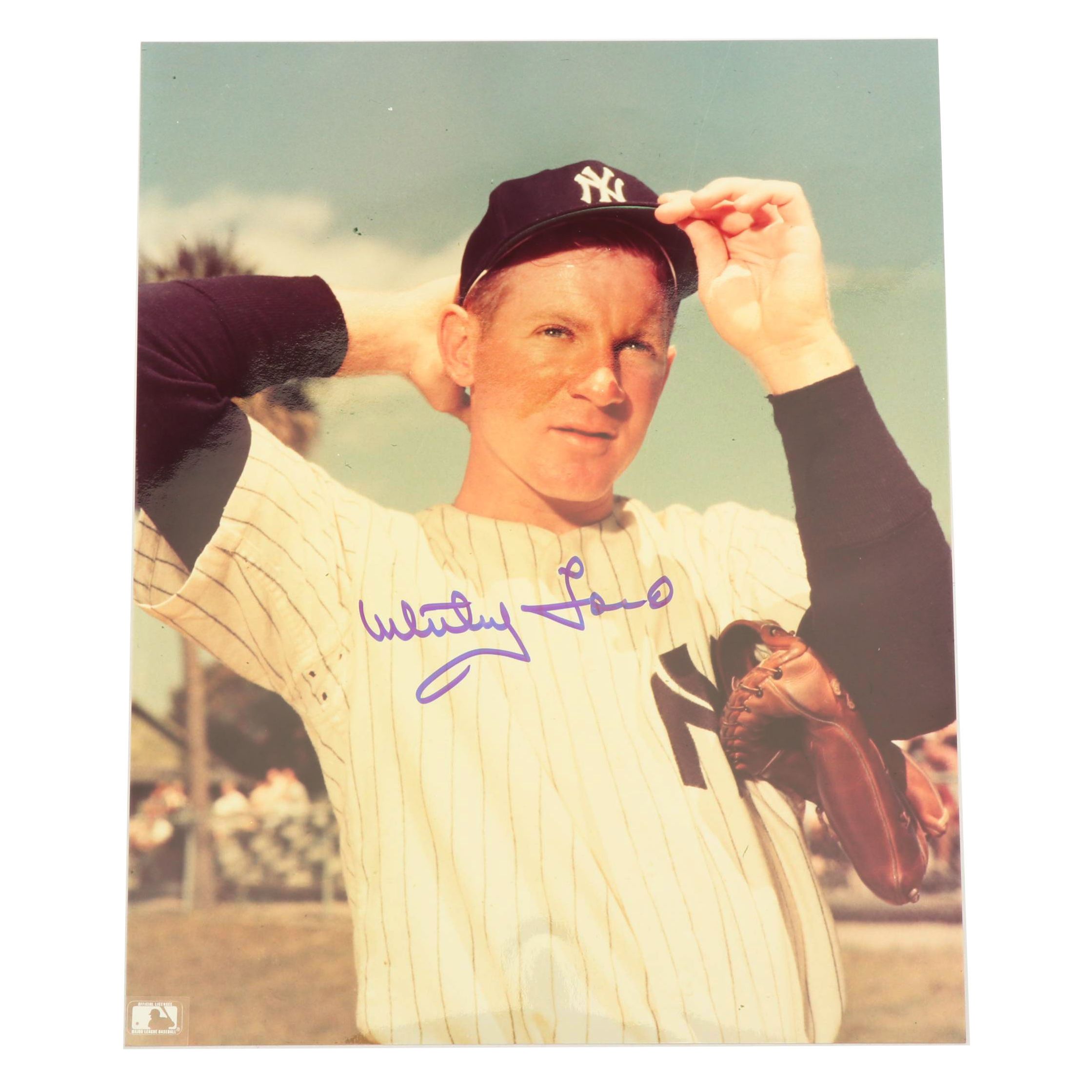 Whitey Ford Autographed 8x10 Photograph