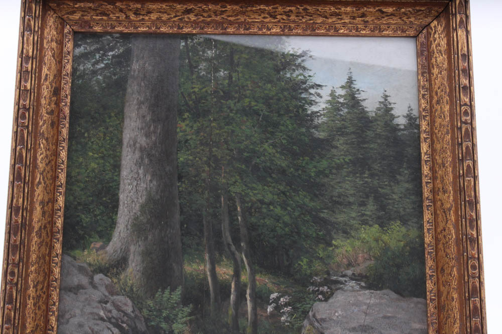 Max Asperger Landscape Oil Painting