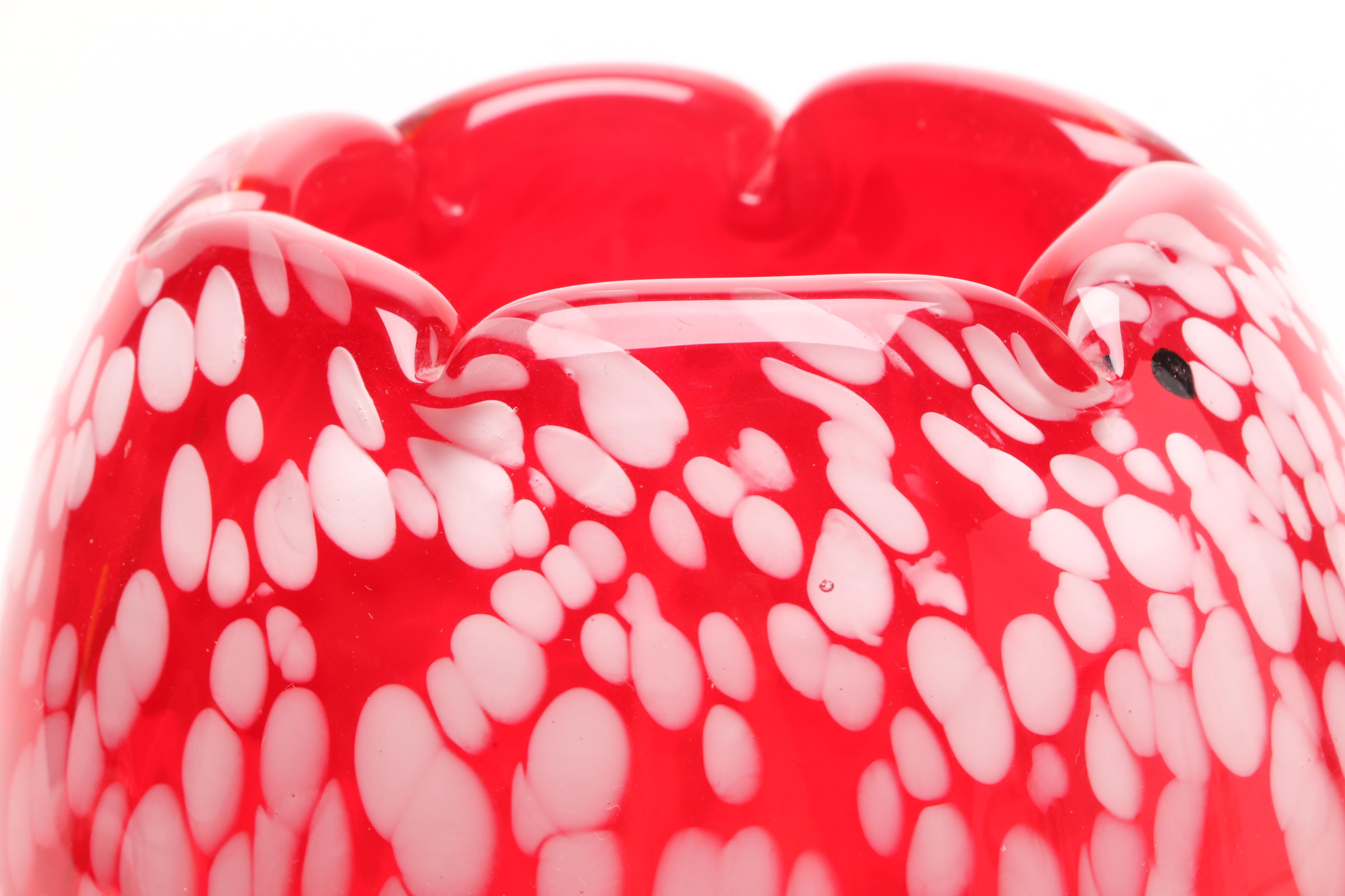 Japanese Dolphin Glass Vase, Signed Bertil Vallien Kosta Boda Vase and Murano