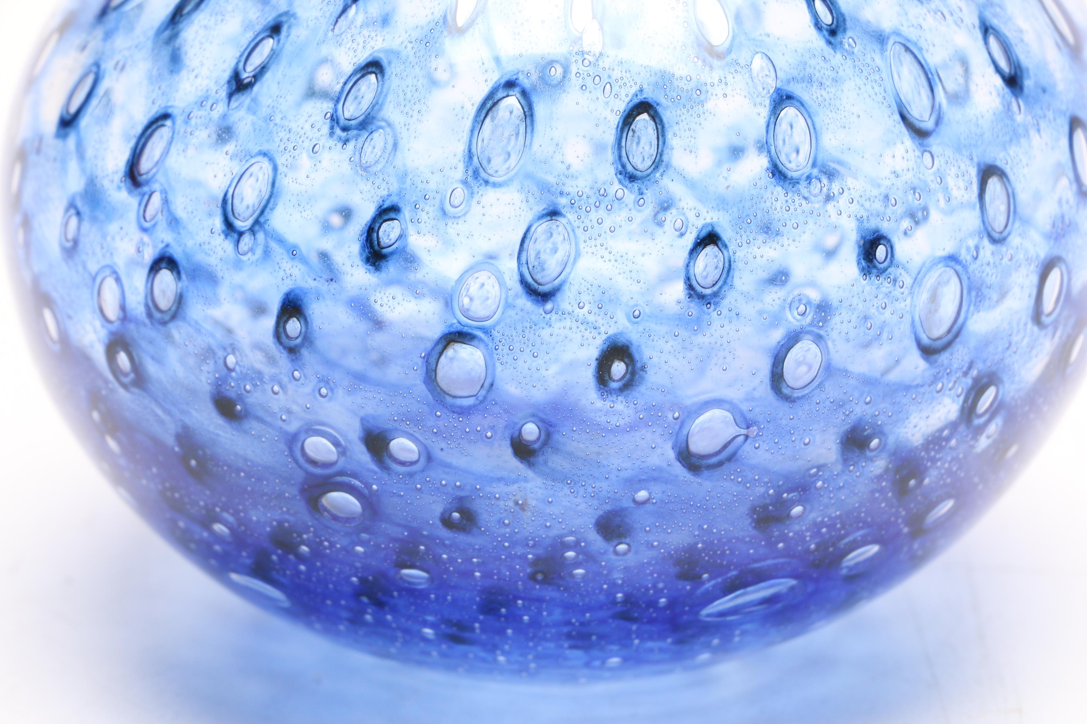 Japanese Dolphin Glass Vase, Signed Bertil Vallien Kosta Boda Vase and Murano