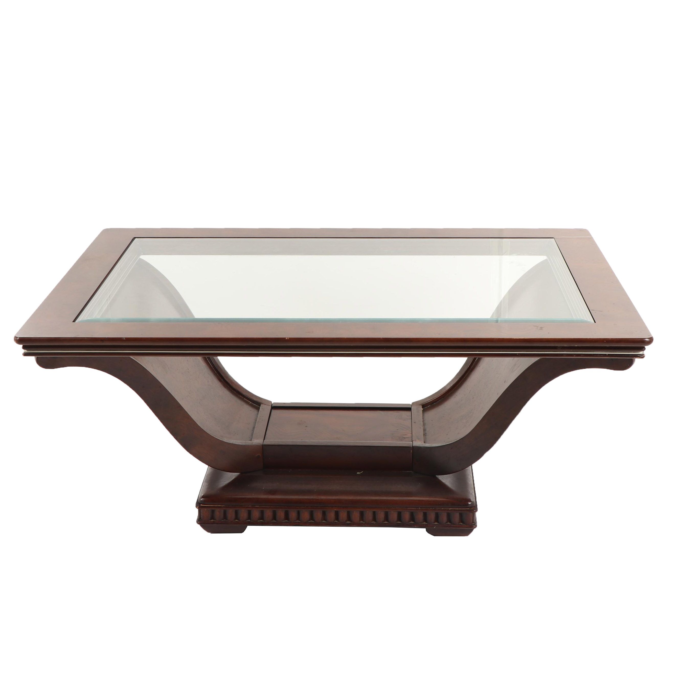 Art Deco Style U-Base Coffee Table, 20th Century