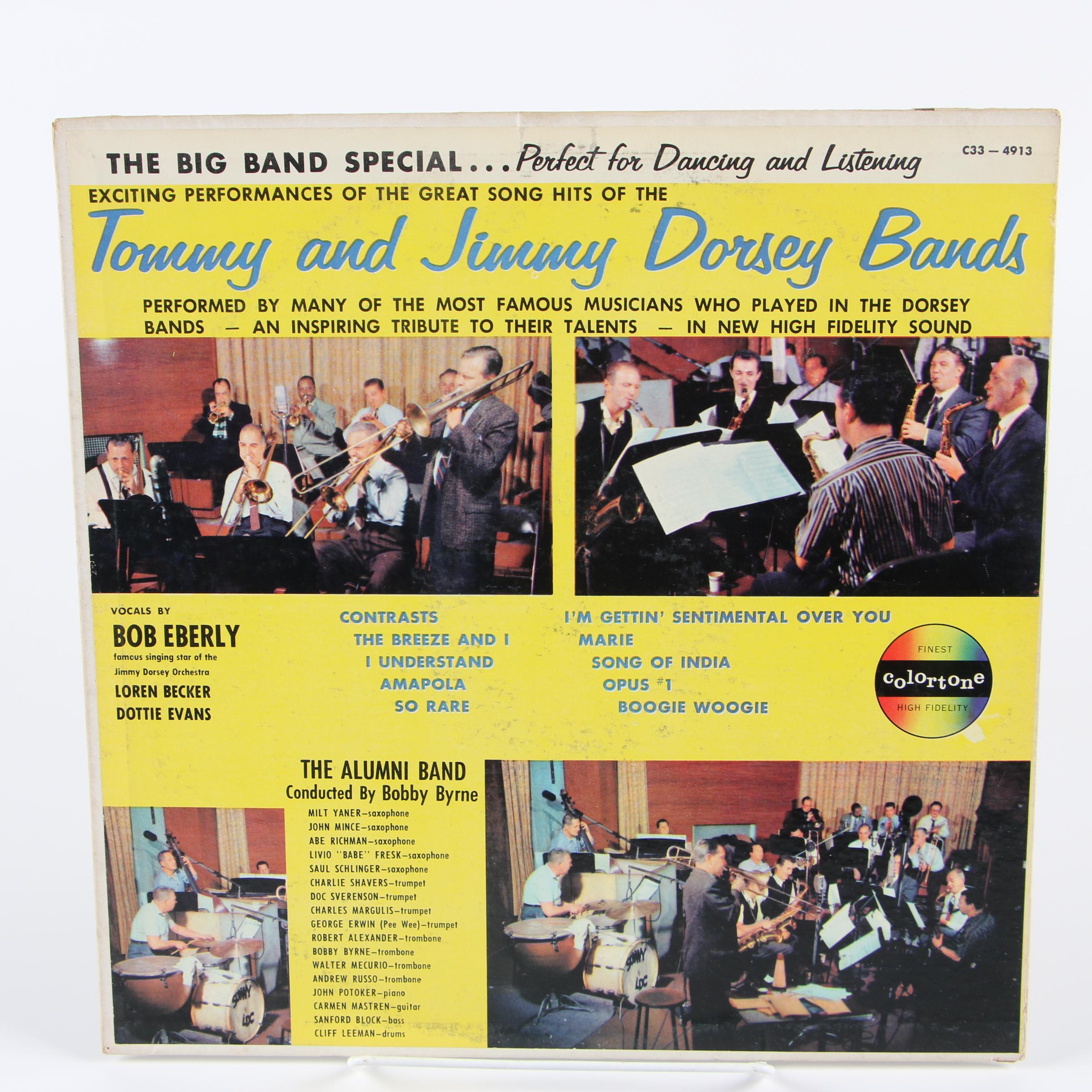 The Dorsey Brothers Vinyl Records including "The Fabulous Dorseys in Hi-Fi"