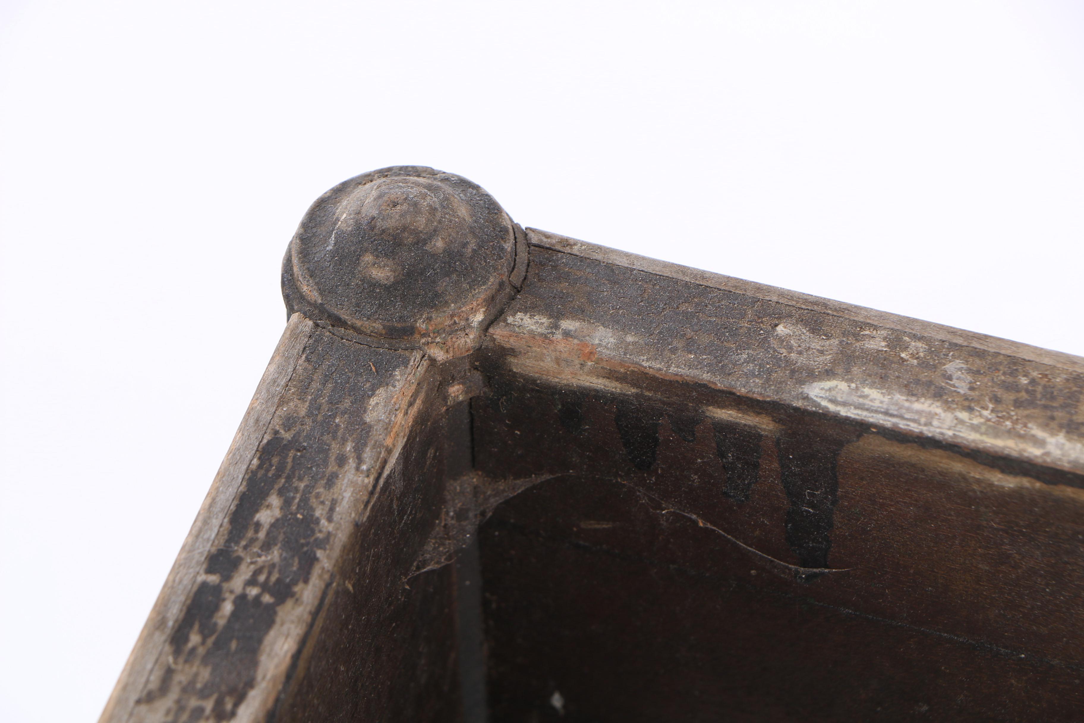 Victorian Wooden Standing Trough Planter with Metal Insert