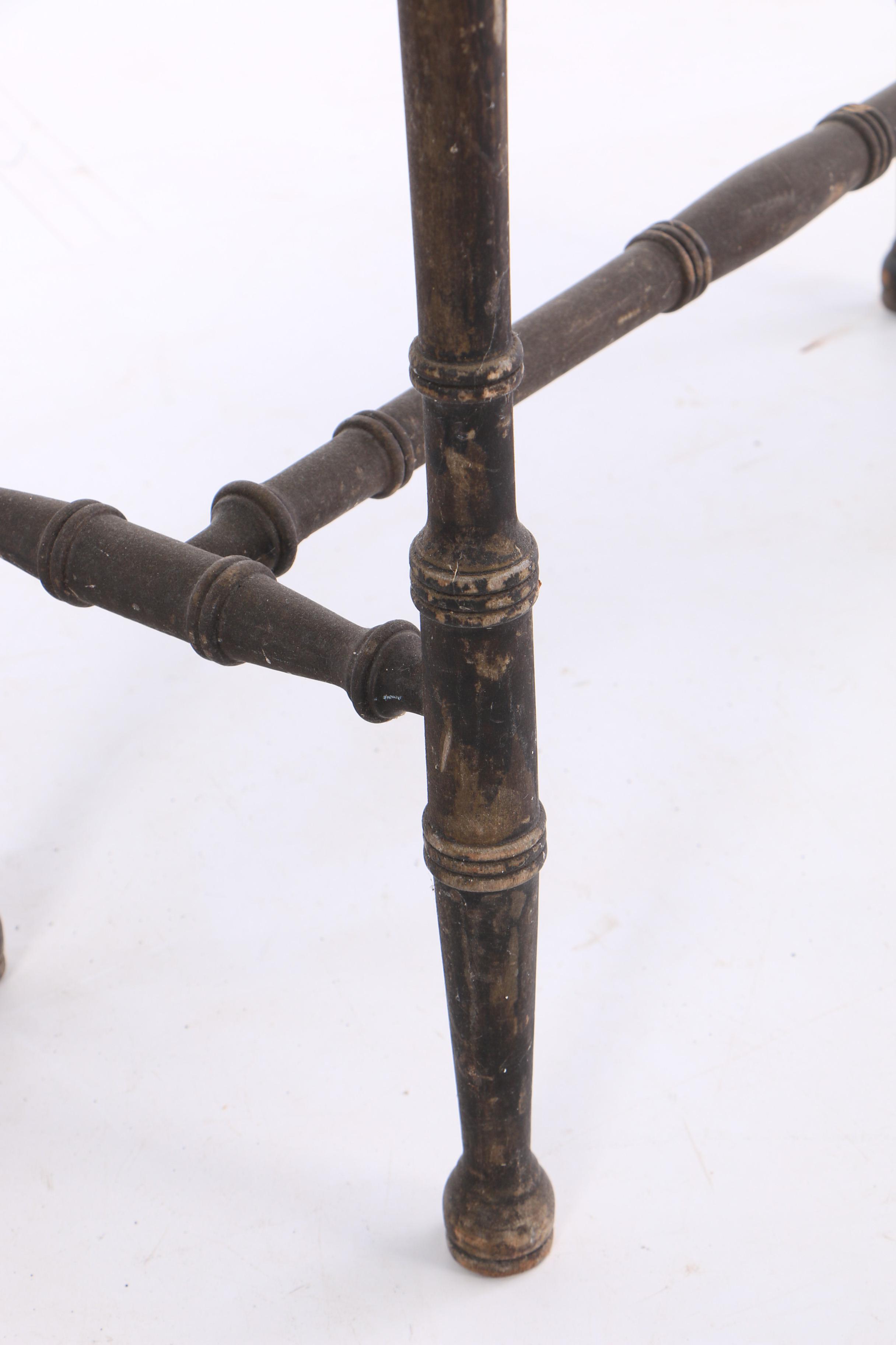 Victorian Wooden Standing Trough Planter with Metal Insert