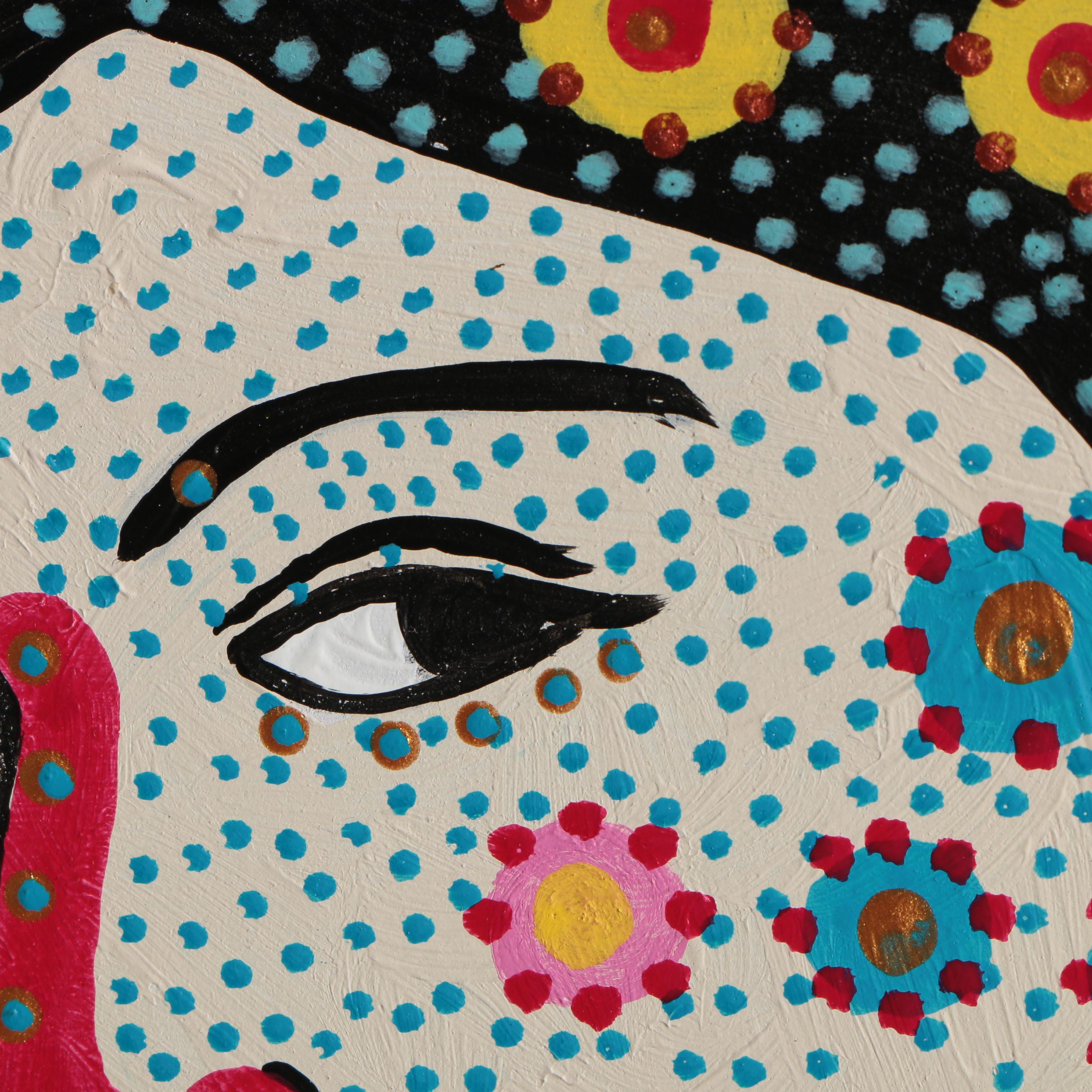 Francois Aguiard Acrylic Painting "Coco Chanel"