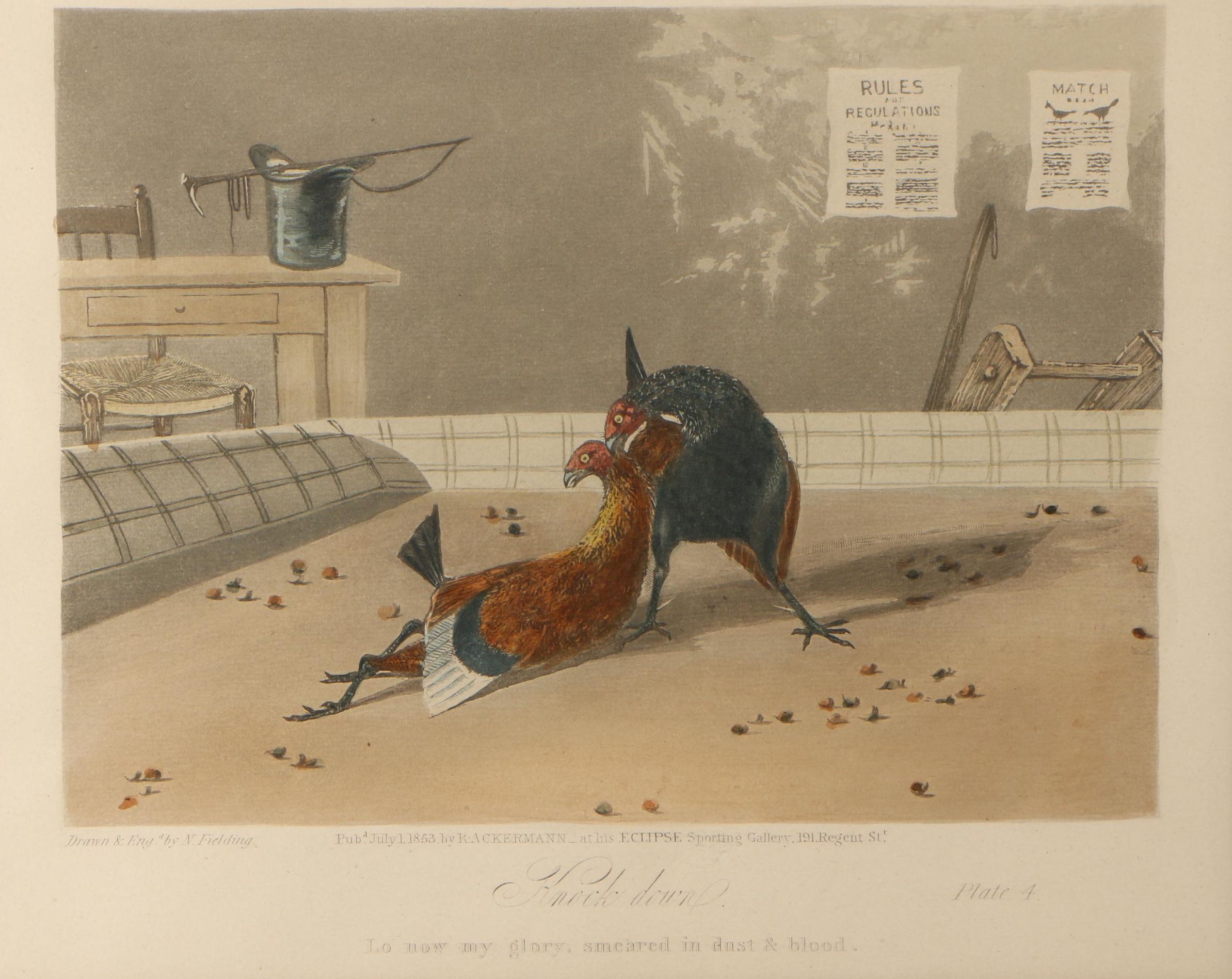 Newton Fielding Color Etchings with Aquatint