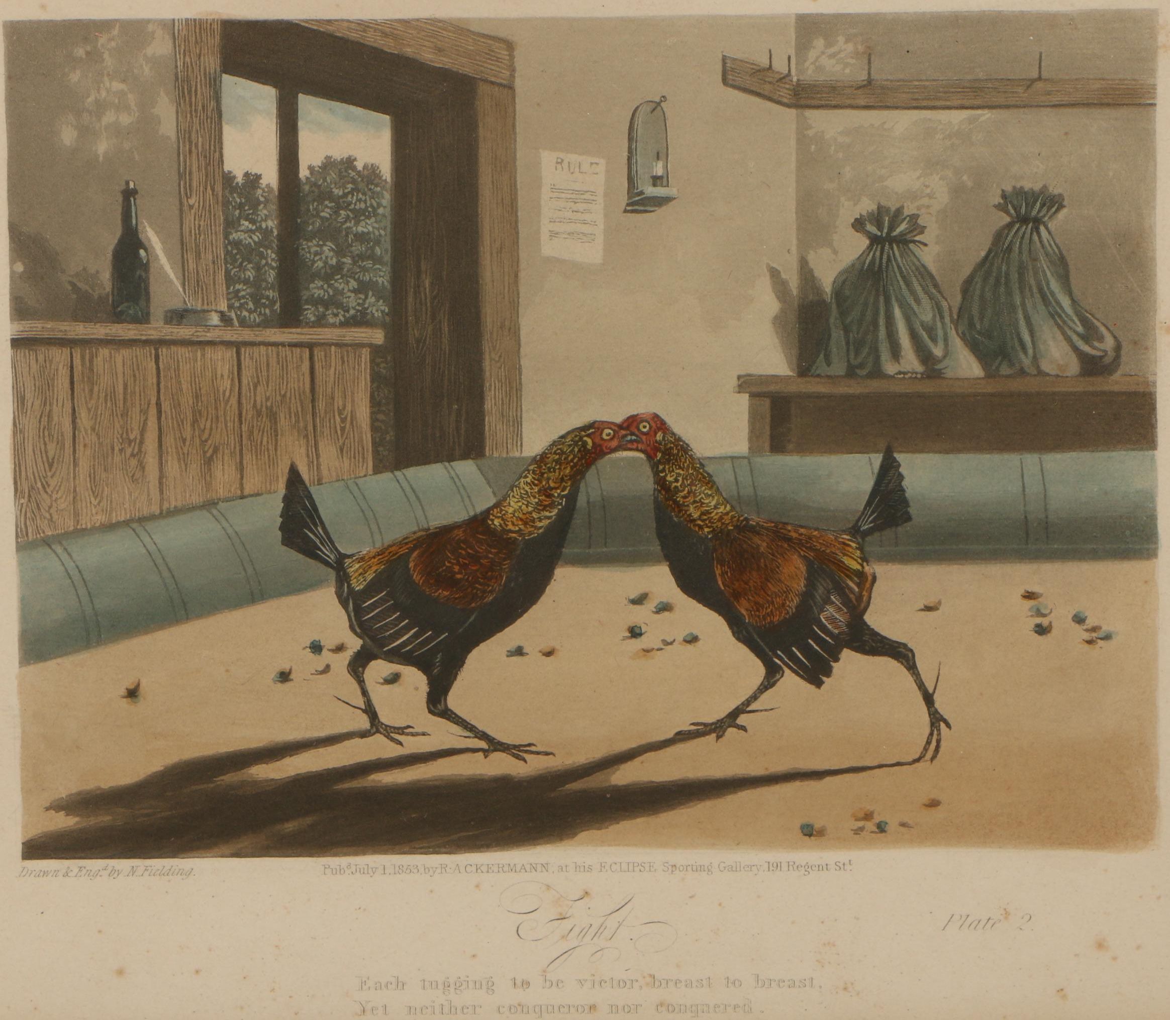 Newton Fielding Color Etchings with Aquatint