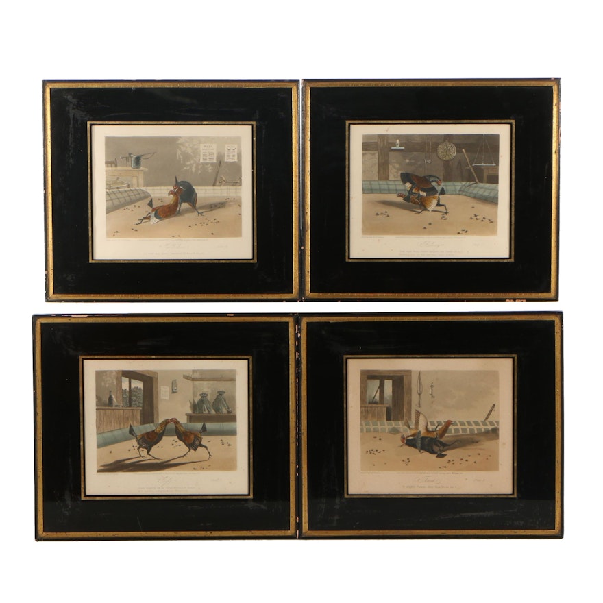 Newton Fielding Color Etchings with Aquatint