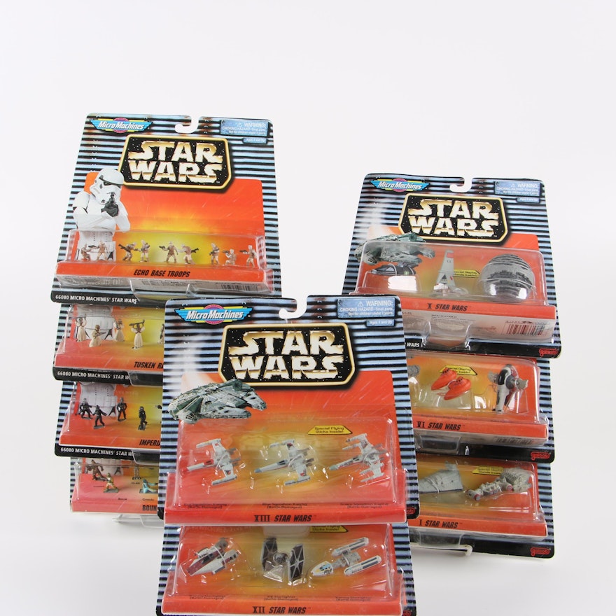 1996 "Star Wars" Micro Machines Action Figurines
