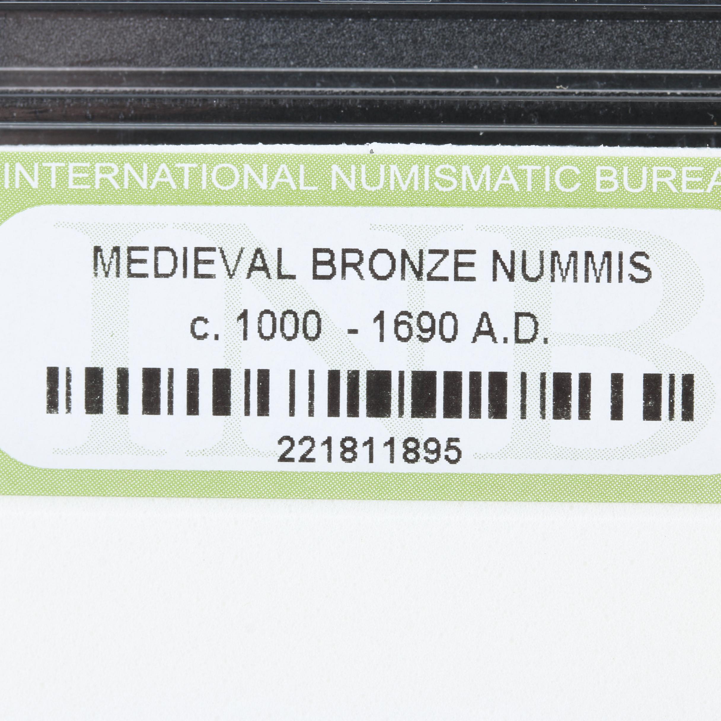 Group of Six Bronze Medieval and Spanish "New World Pirate Era" Coins