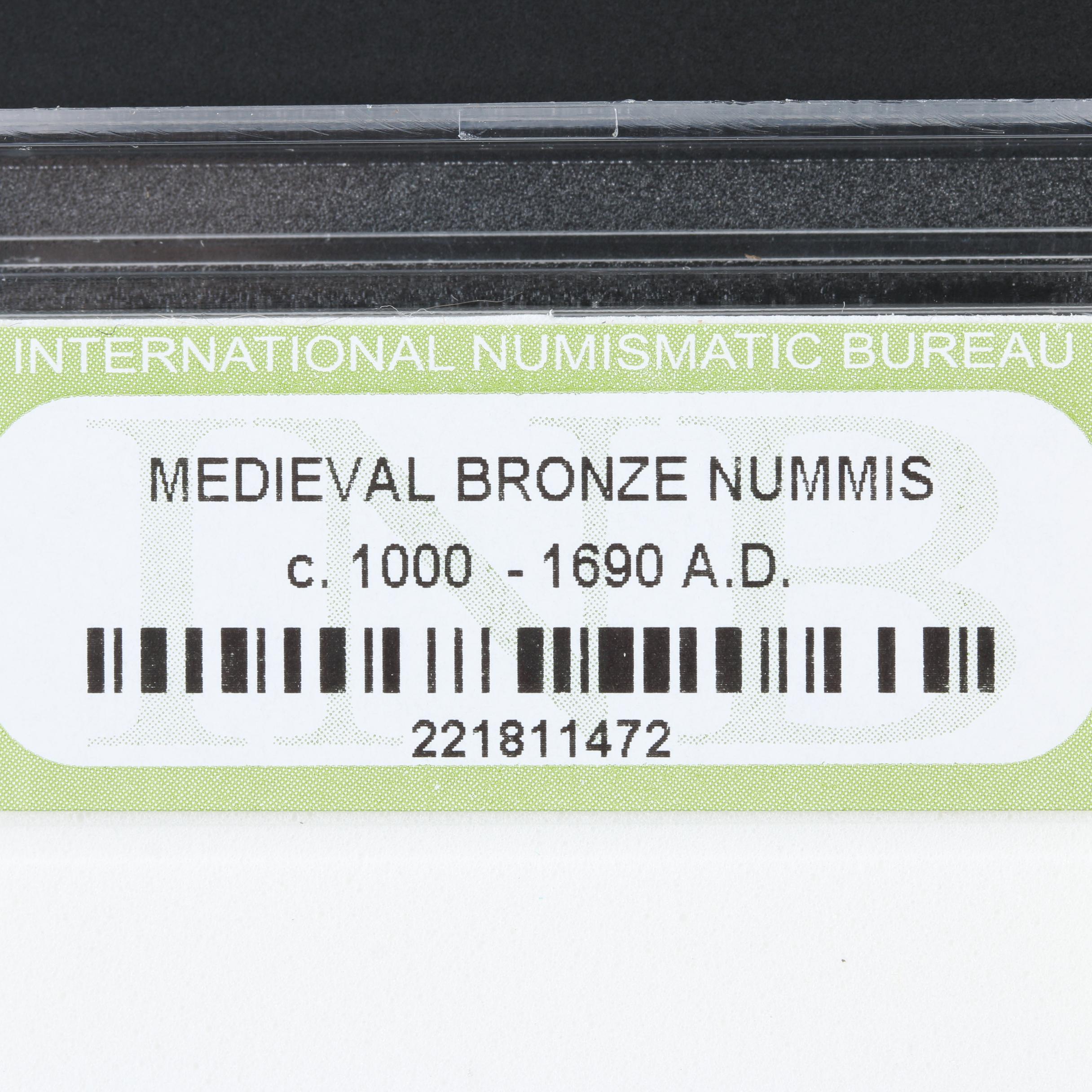 Group of Six Bronze Medieval and Spanish "New World Pirate Era" Coins