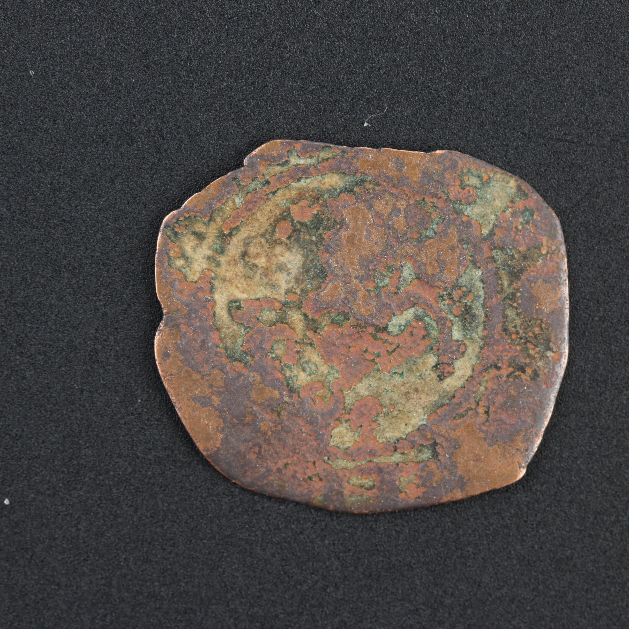 Group of Six Bronze Medieval and Spanish "New World Pirate Era" Coins