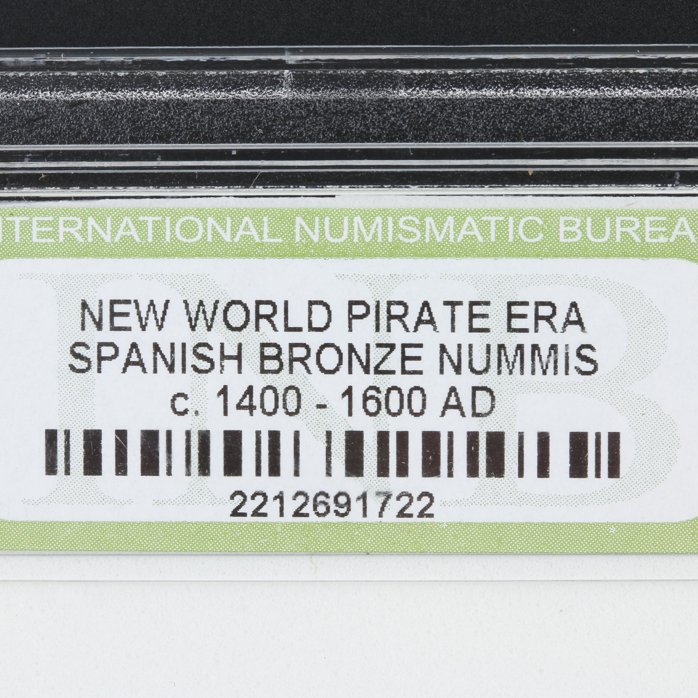 Group of Six Bronze Medieval and Spanish "New World Pirate Era" Coins