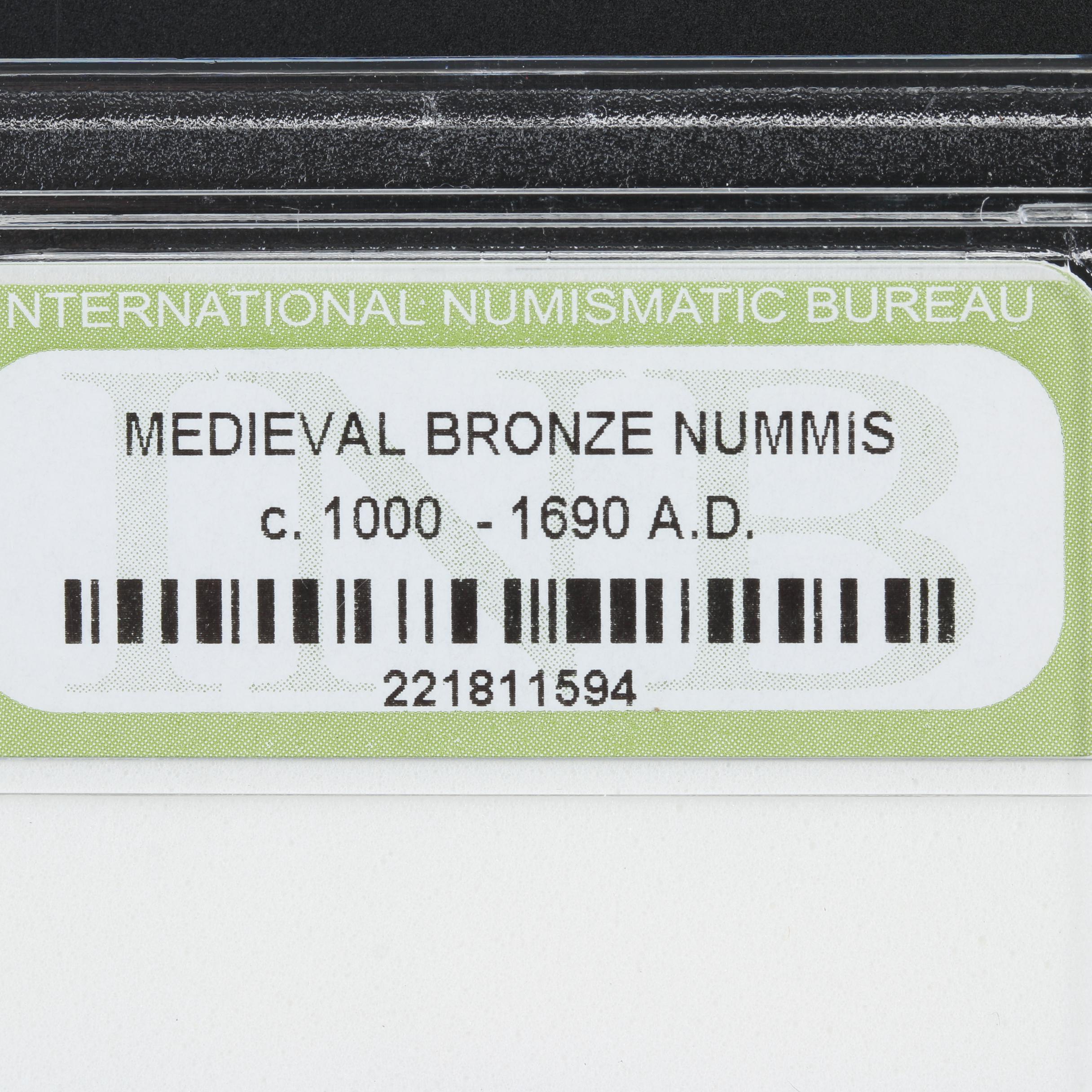 Group of Six Bronze Medieval and Spanish "New World Pirate Era" Coins