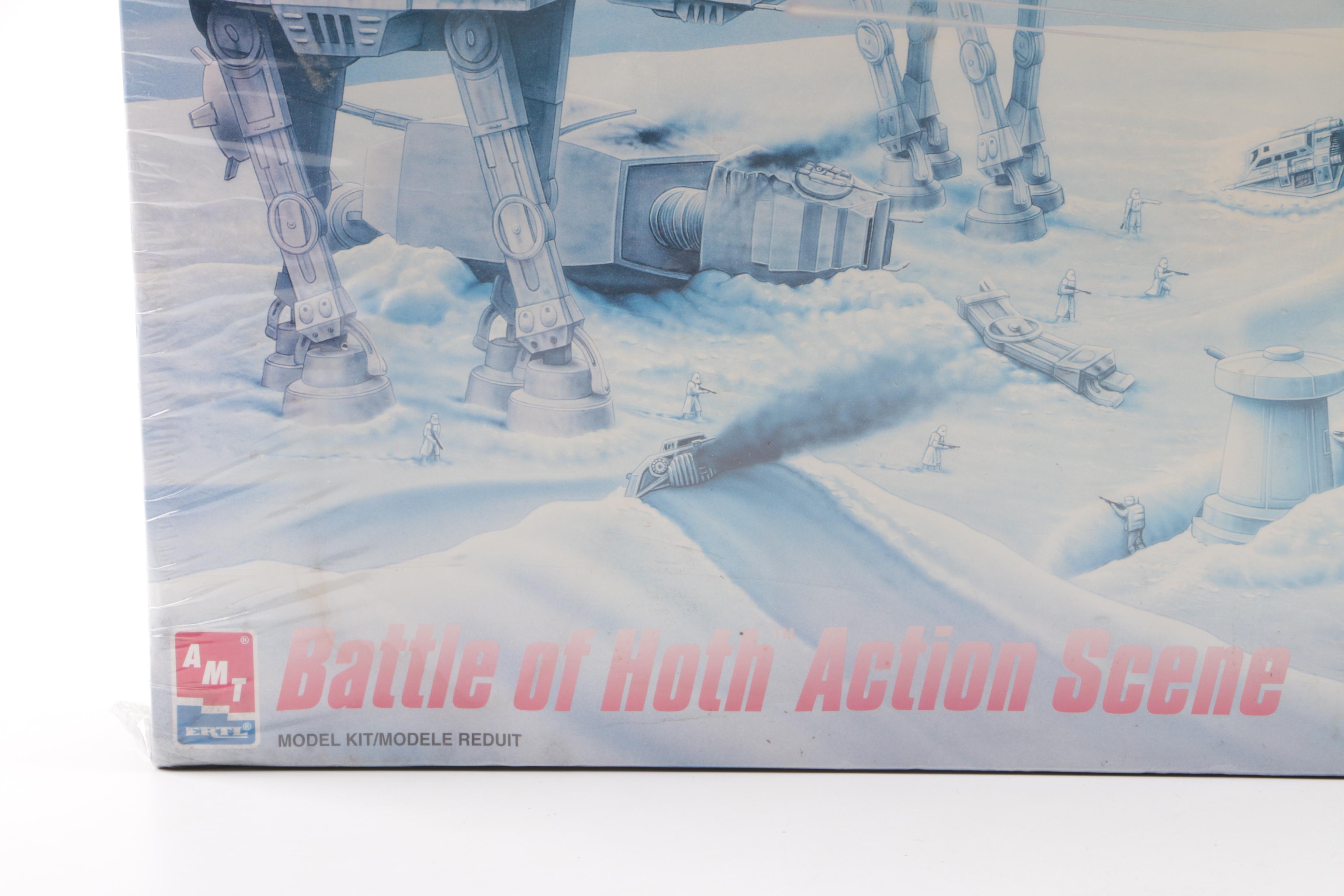 1990s AMT Ertl "Star Wars" Battle of Hoth Action Scene Model Kit