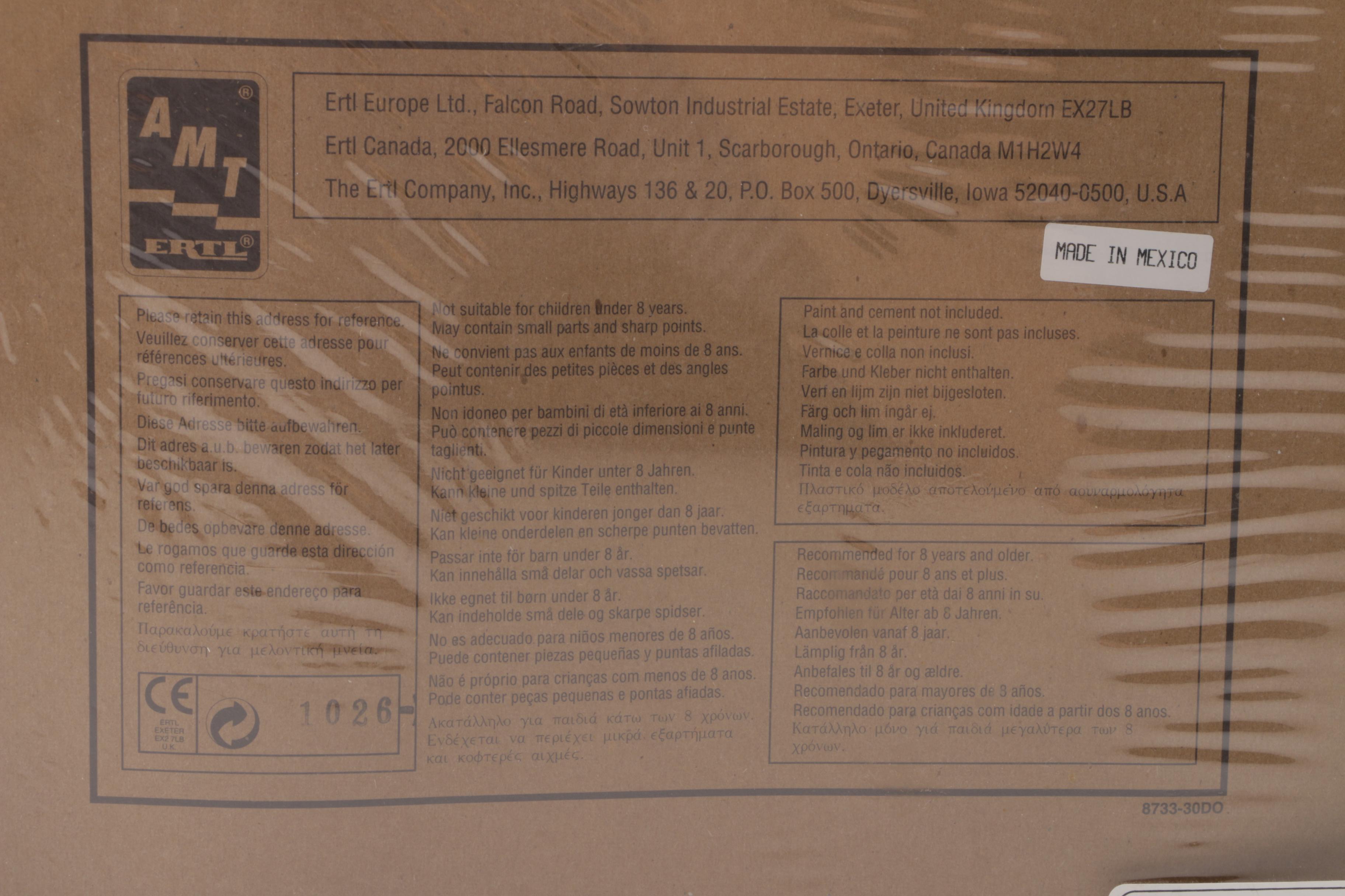 1990s AMT Ertl "Star Wars" Battle of Hoth Action Scene Model Kit