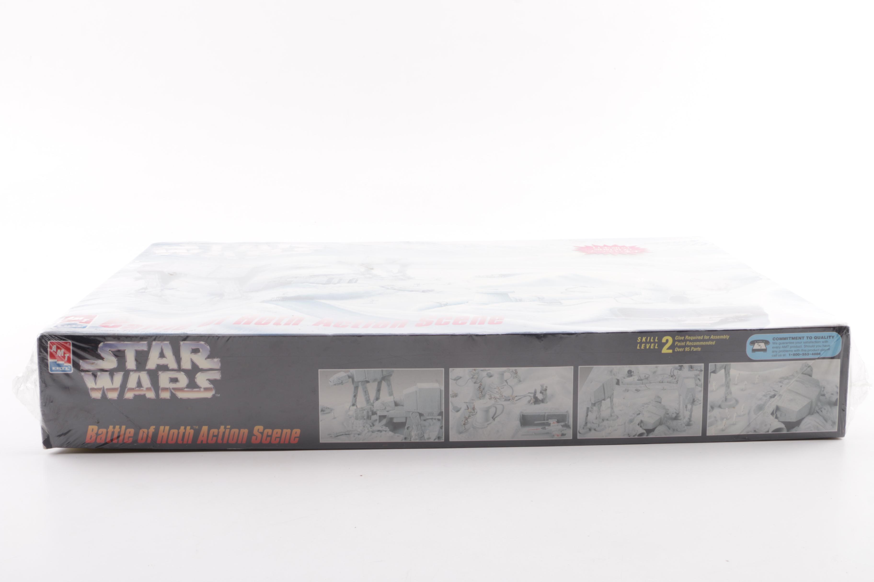 1990s AMT Ertl "Star Wars" Battle of Hoth Action Scene Model Kit