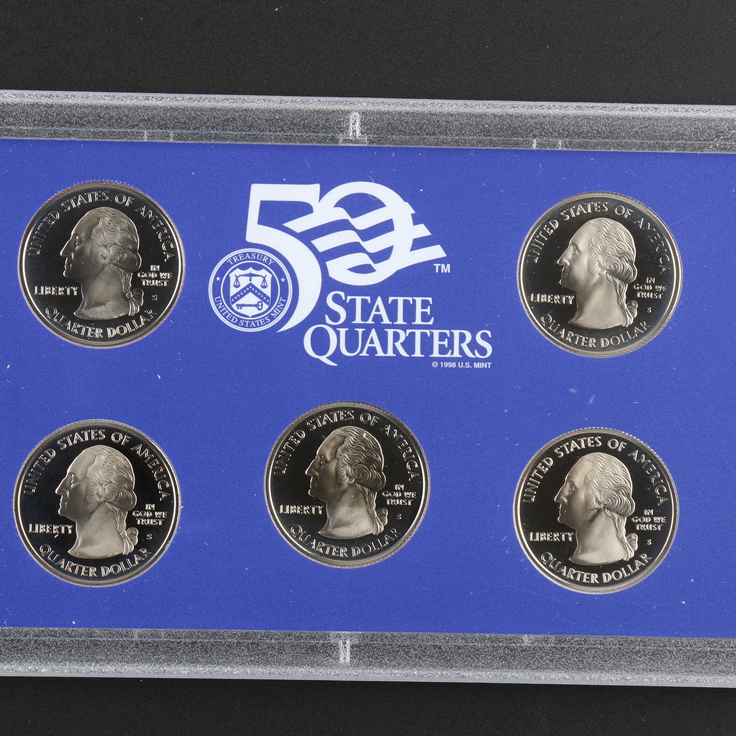 2005 and 2006 proof set from the United States Mint