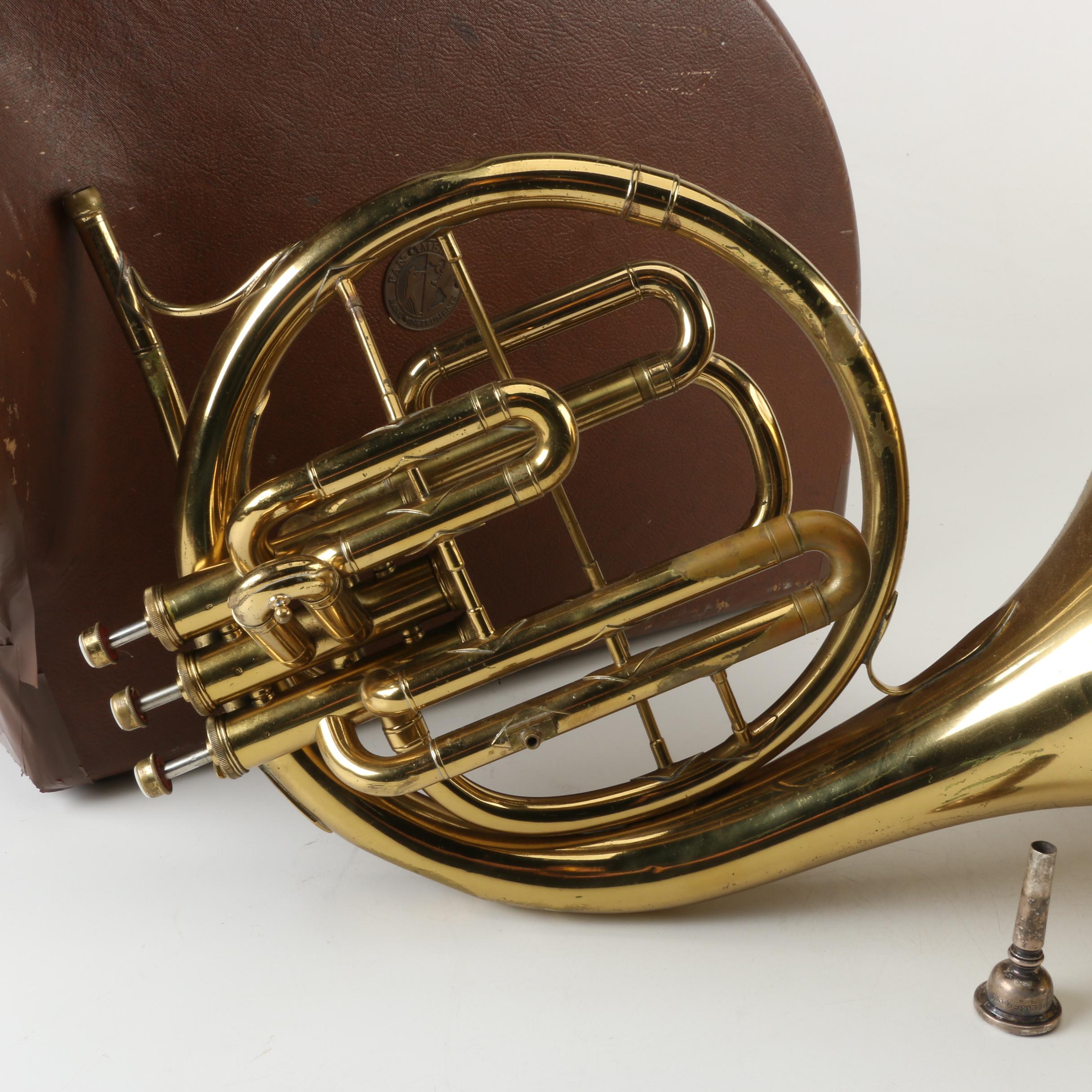 1953 Conn Pan American Brass French Horn with Piston Valves