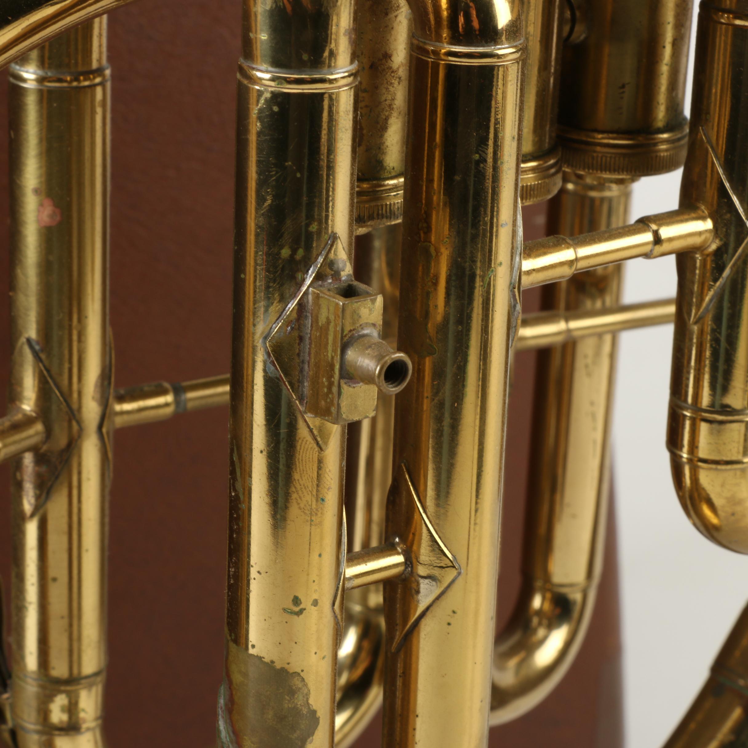 1953 Conn Pan American Brass French Horn with Piston Valves