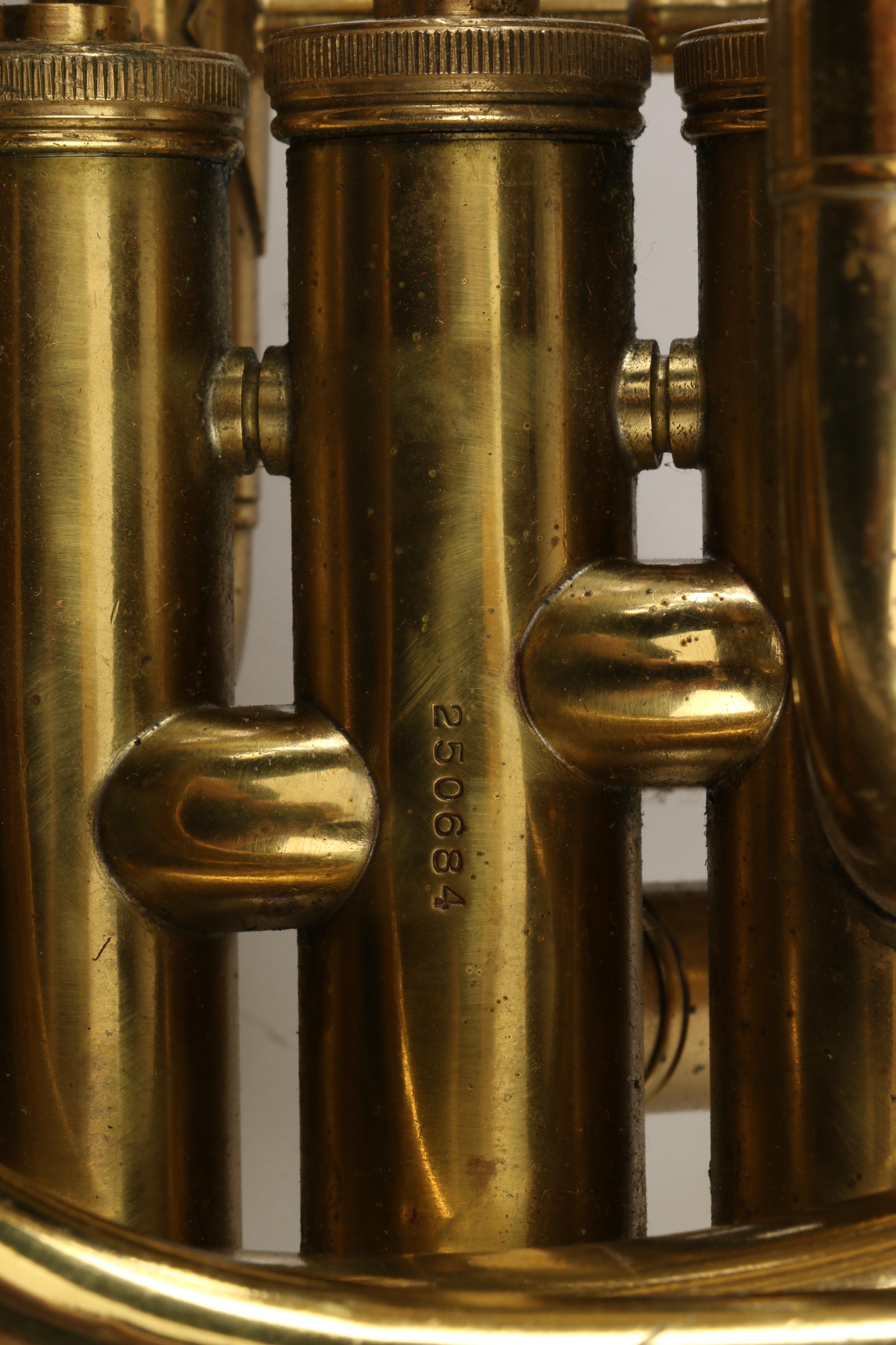 1953 Conn Pan American Brass French Horn with Piston Valves