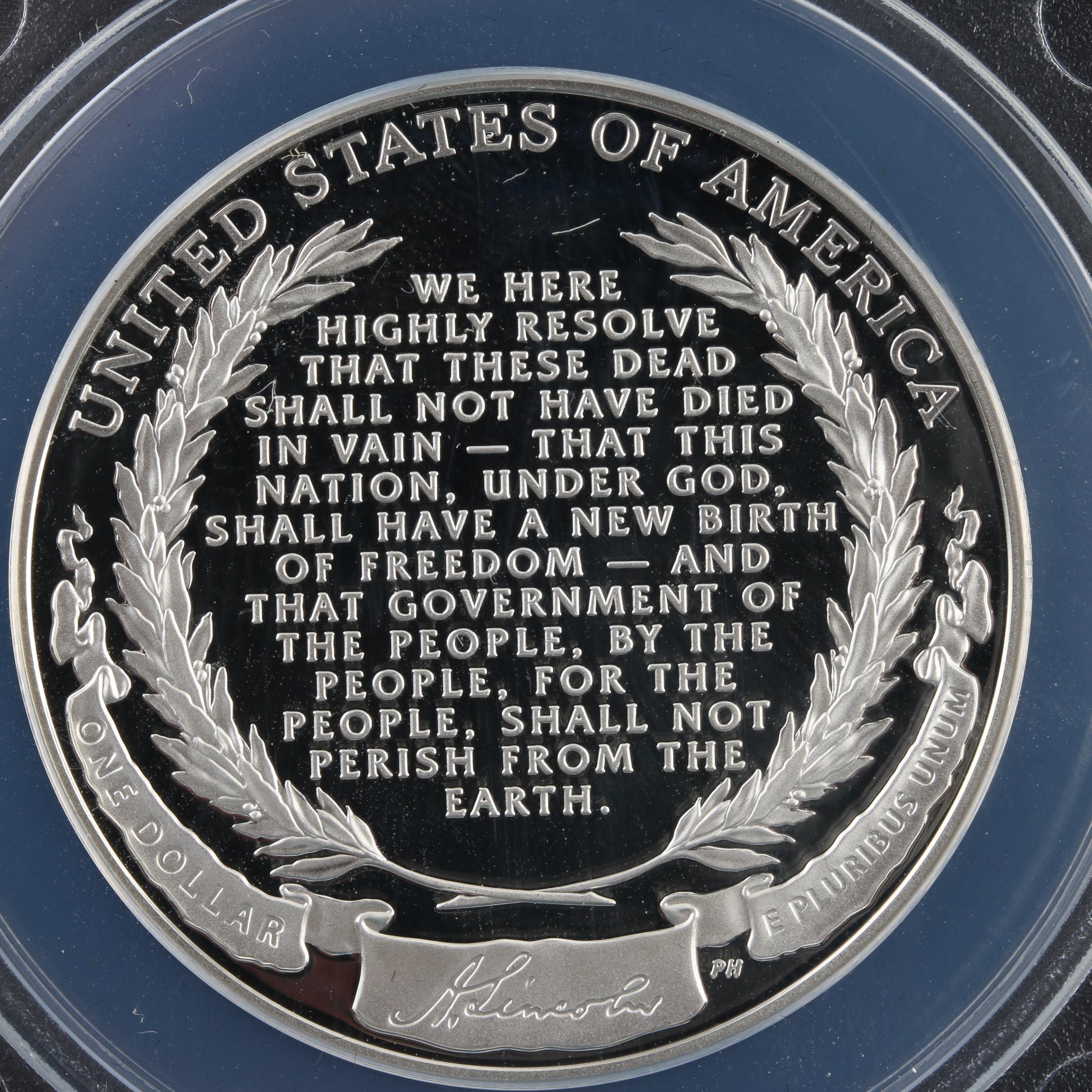 ANACS Graded 2009-P Lincoln Bicentennial Silver Dollars