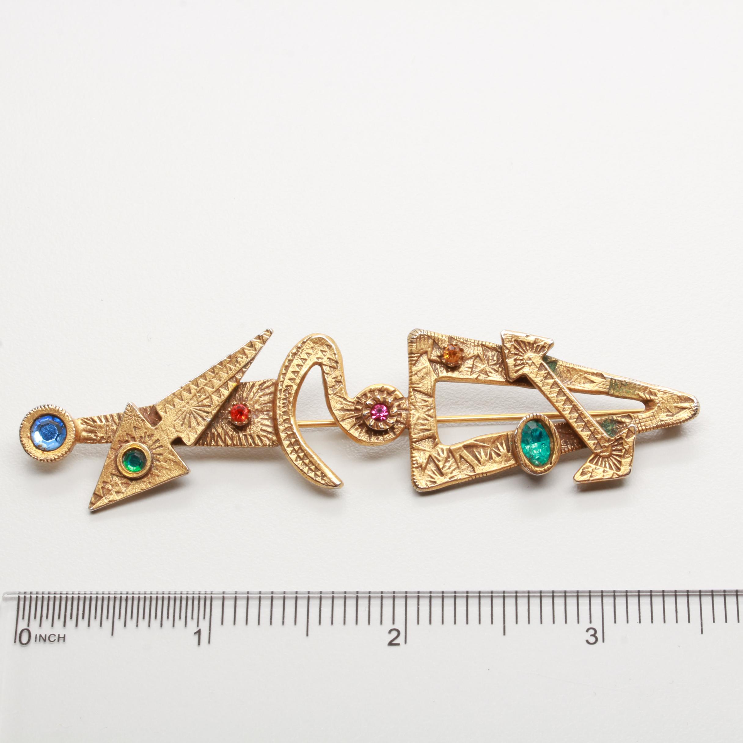 Necklace and Brooch Selection Featuring Copal Resin and Glass