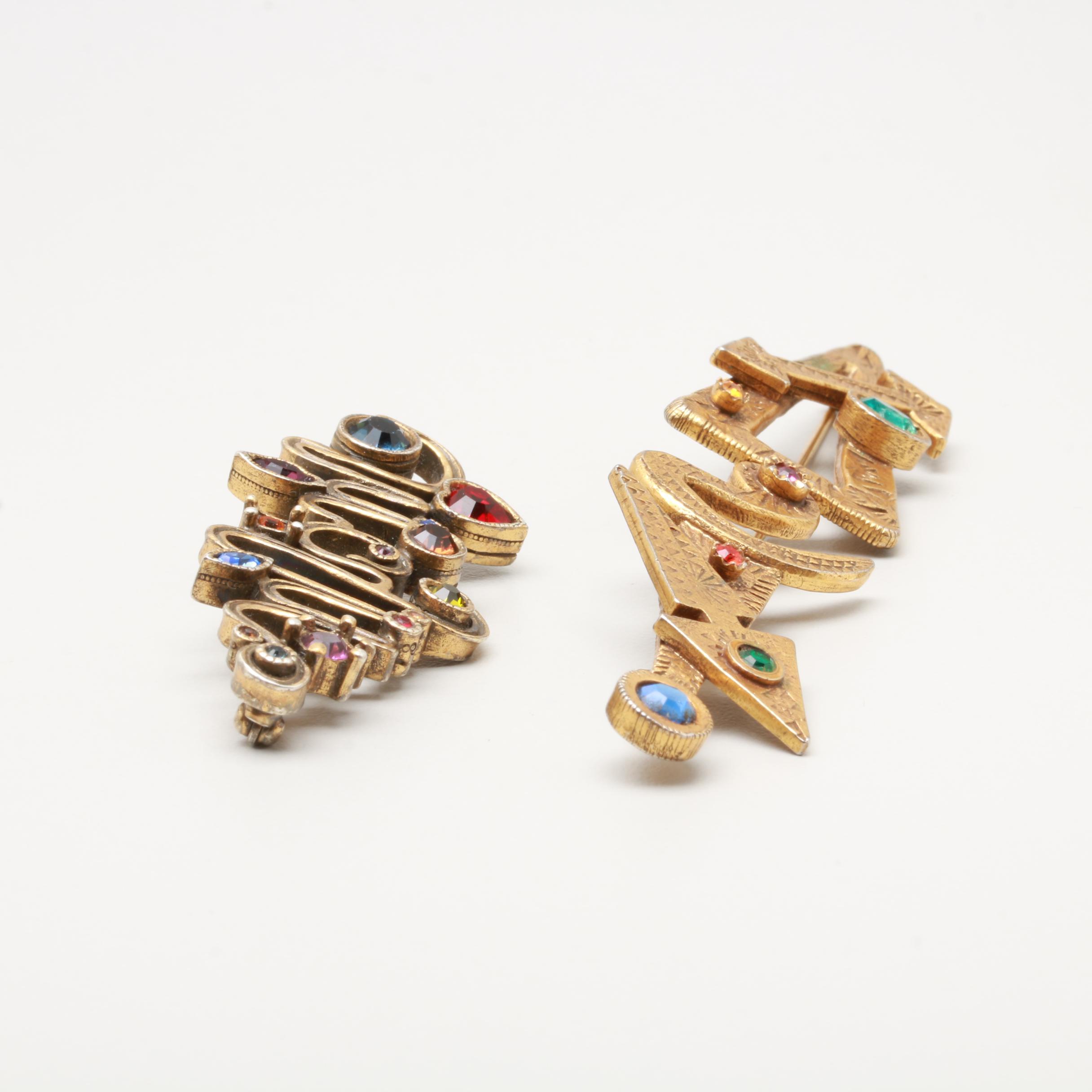 Necklace and Brooch Selection Featuring Copal Resin and Glass