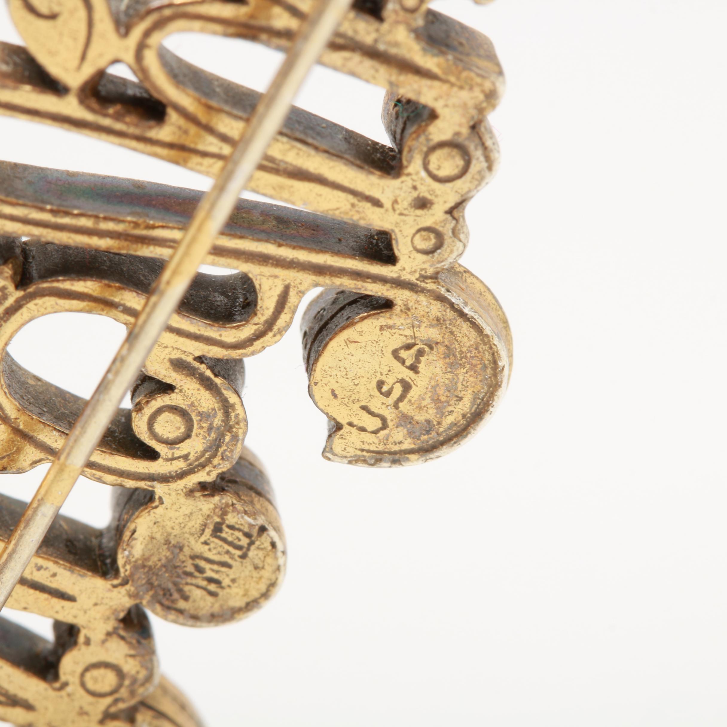 Necklace and Brooch Selection Featuring Copal Resin and Glass