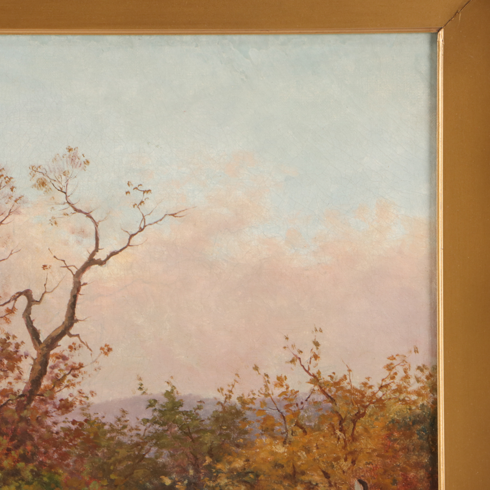 V. Vizien 19th Century Pastoral Landscape