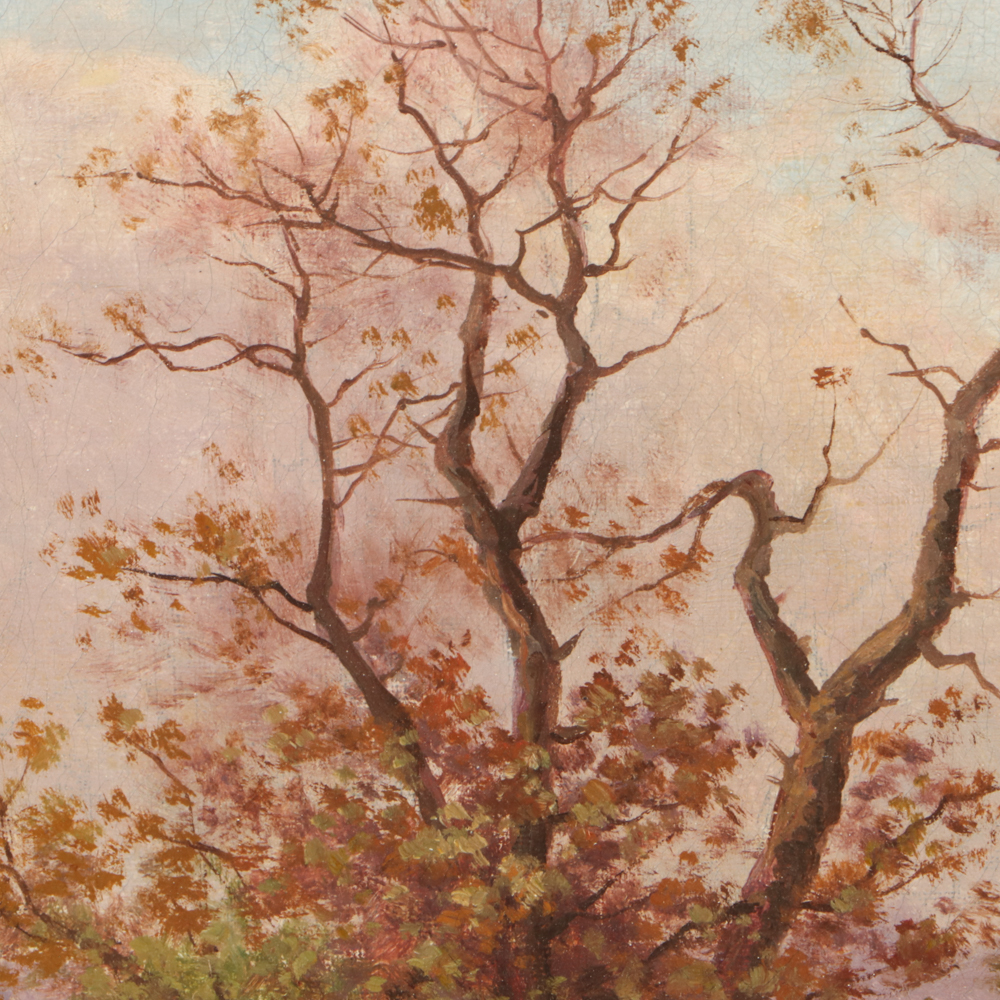 V. Vizien 19th Century Pastoral Landscape